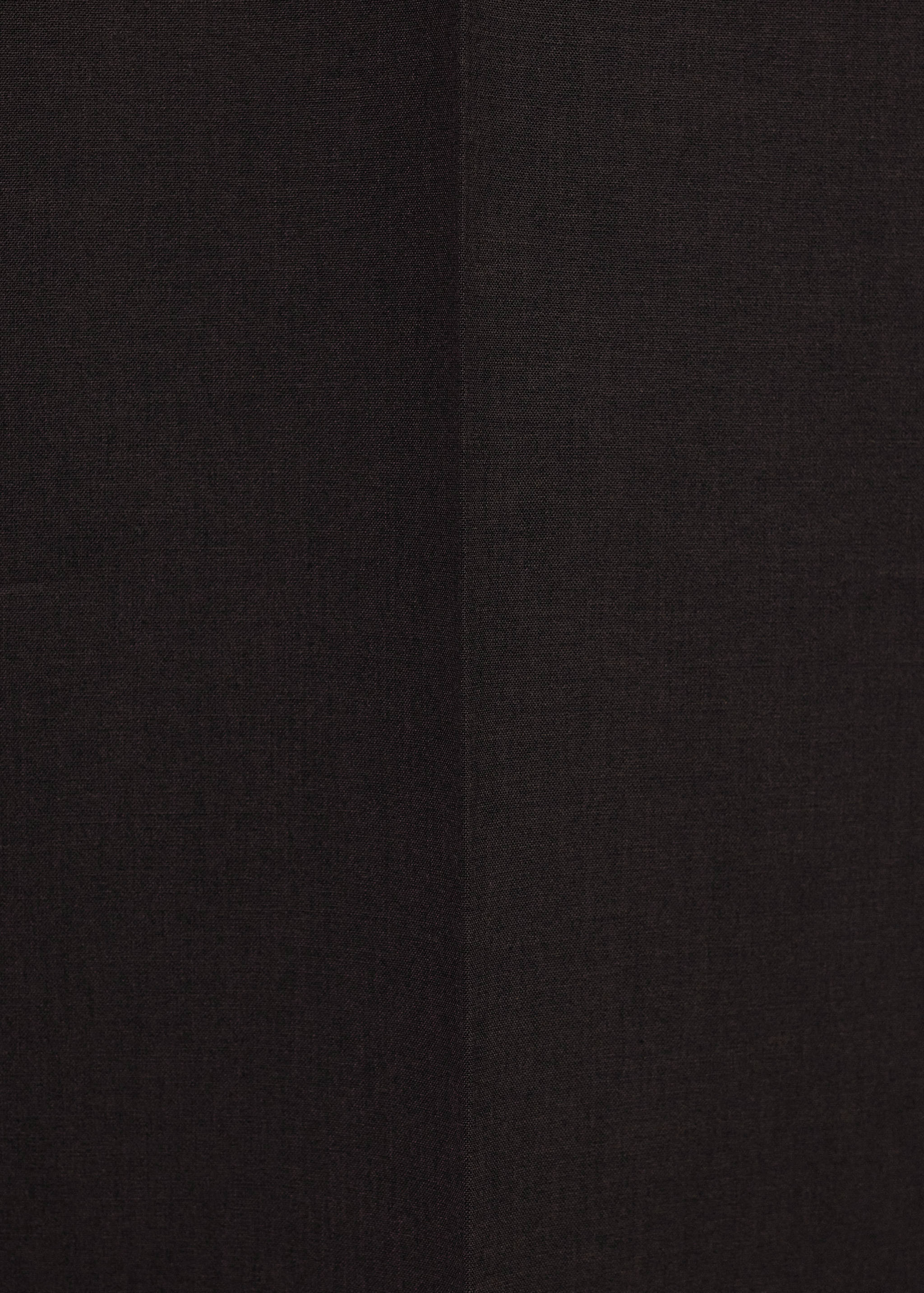 Костюмные шерстяные брюки со средней посадкой - Деталь изделия 0