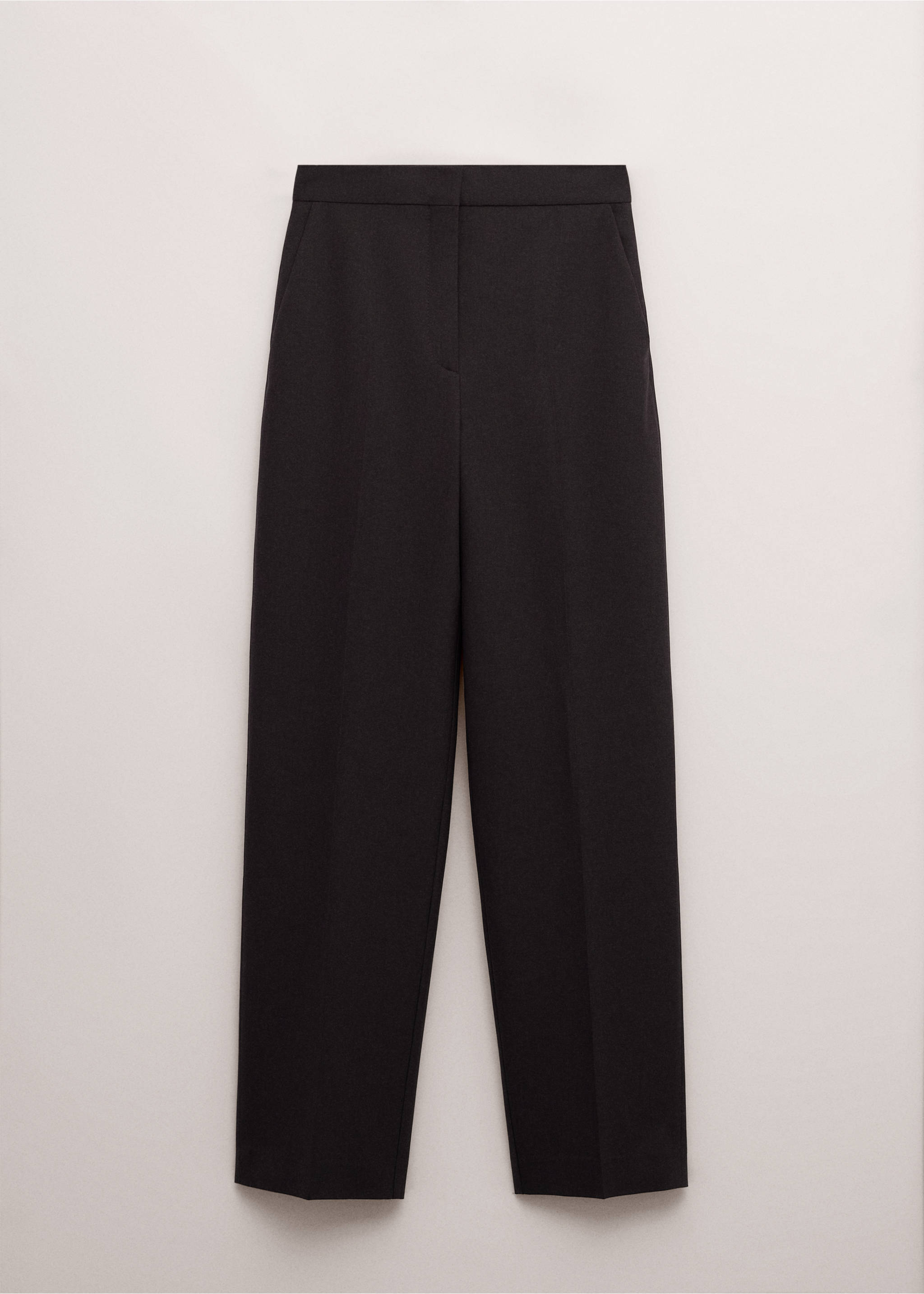 Mid-rise wool suit trousers - Article without model, Plum. Ref: 27004451-00.
