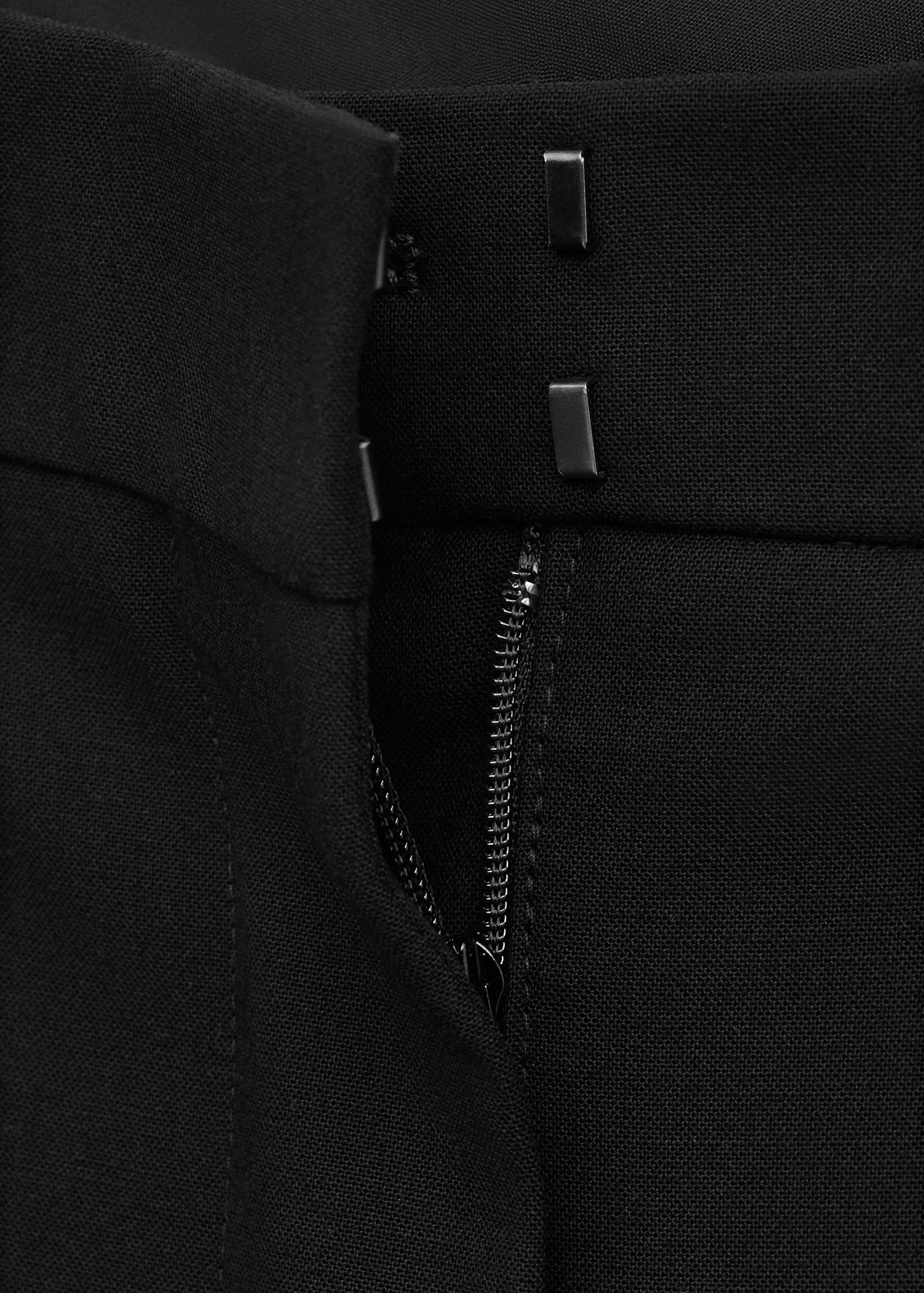 Mid-rise flare trousers - Details of the article 8