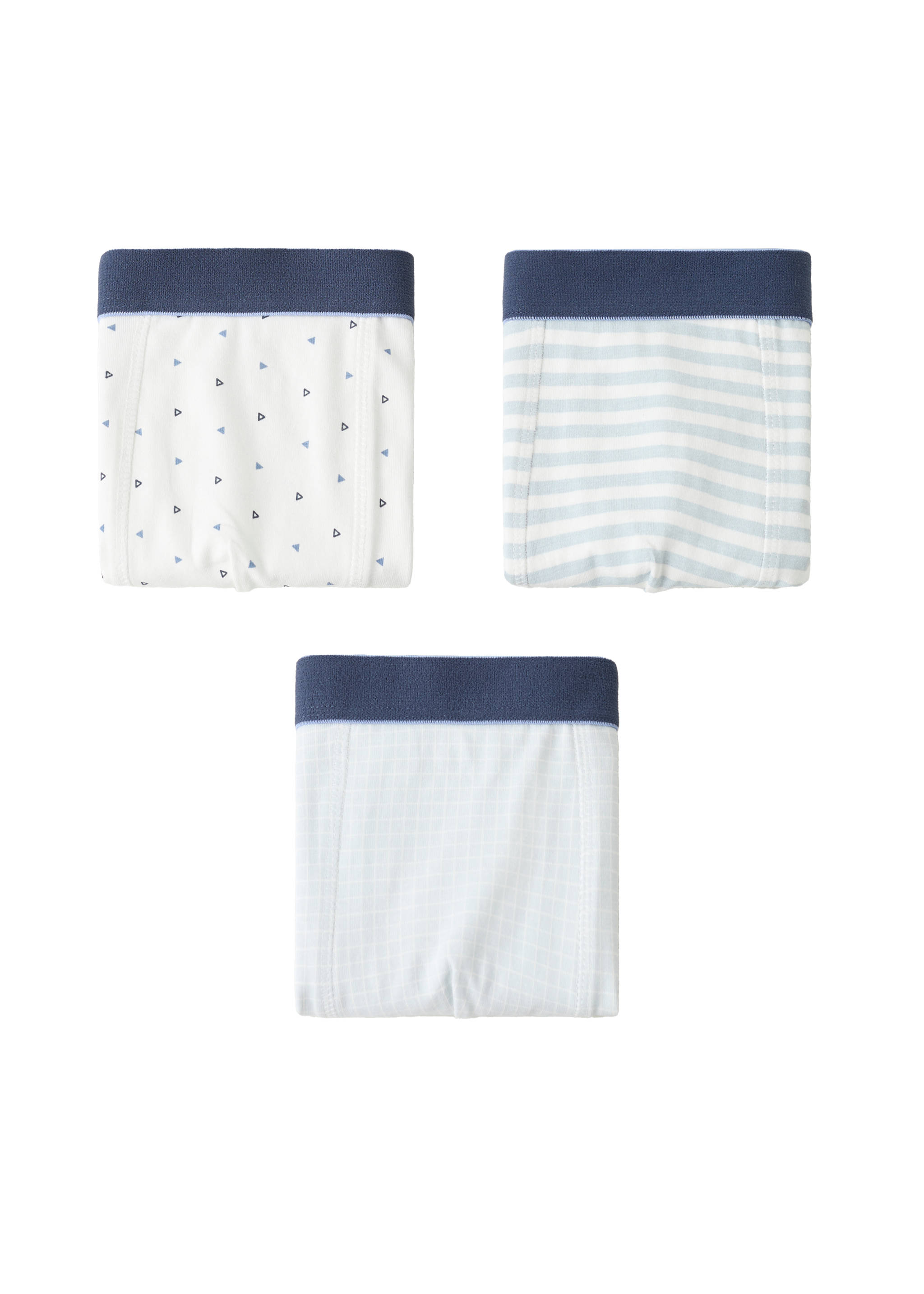 Pack 3 calzoncillos algodón combinados - Detalle del artículo 0, Azul celeste. Ref: 27004772-00.