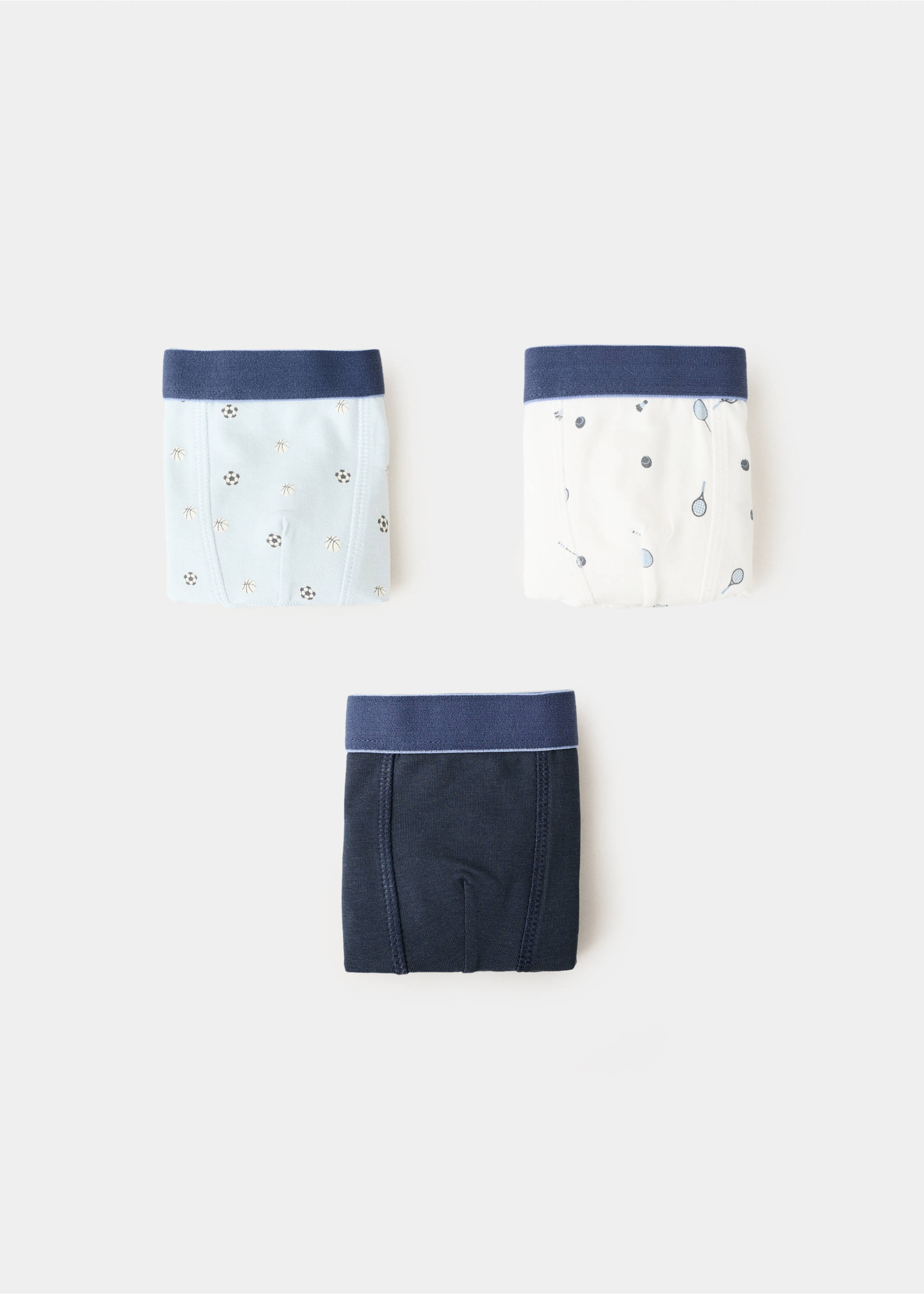 Pack 3 calzoncillos combinados - Artículo sin modelo, Azul marino. Ref: 27004776-00.