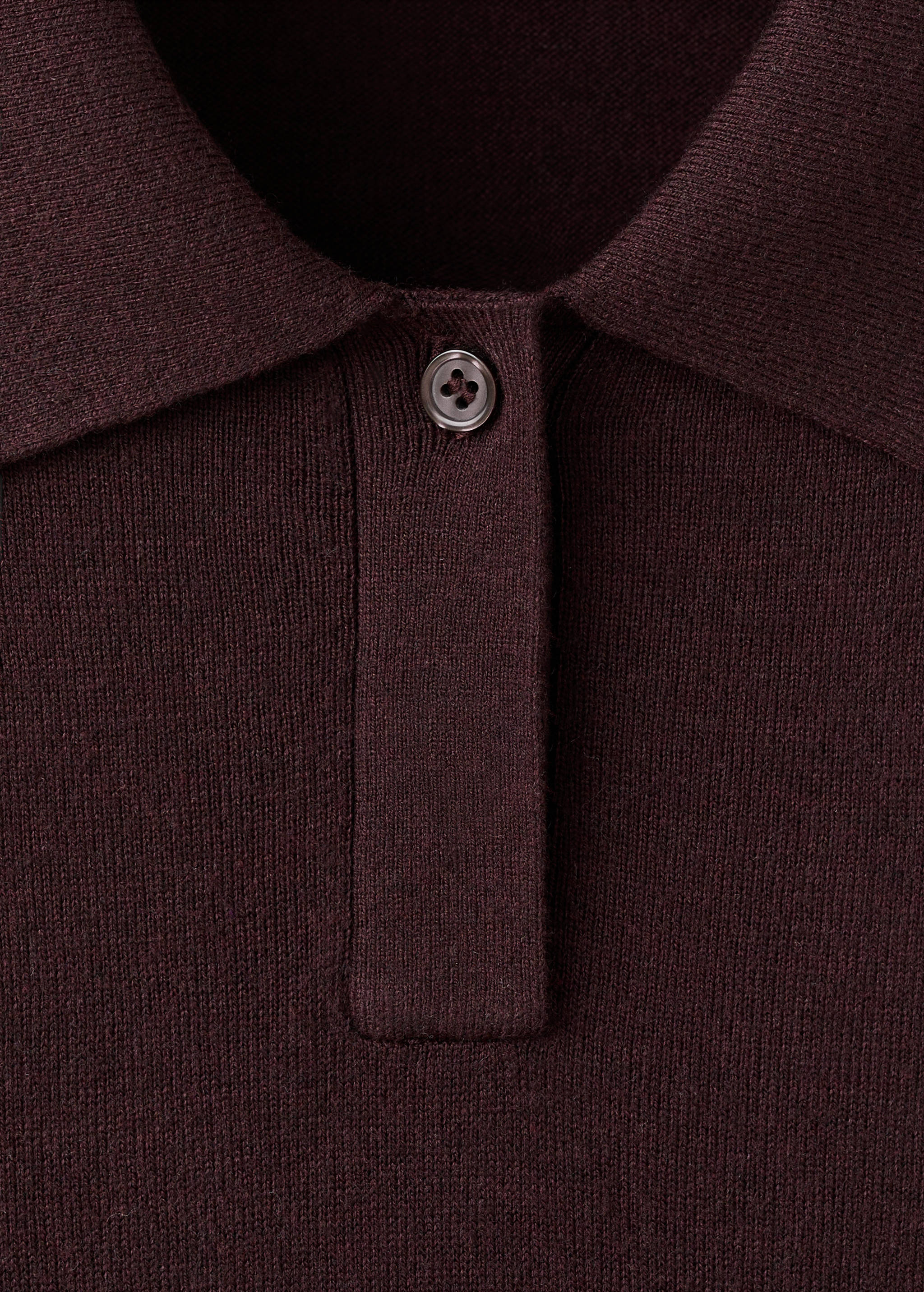 Knitted polo-neck sweater - Details of the article 8