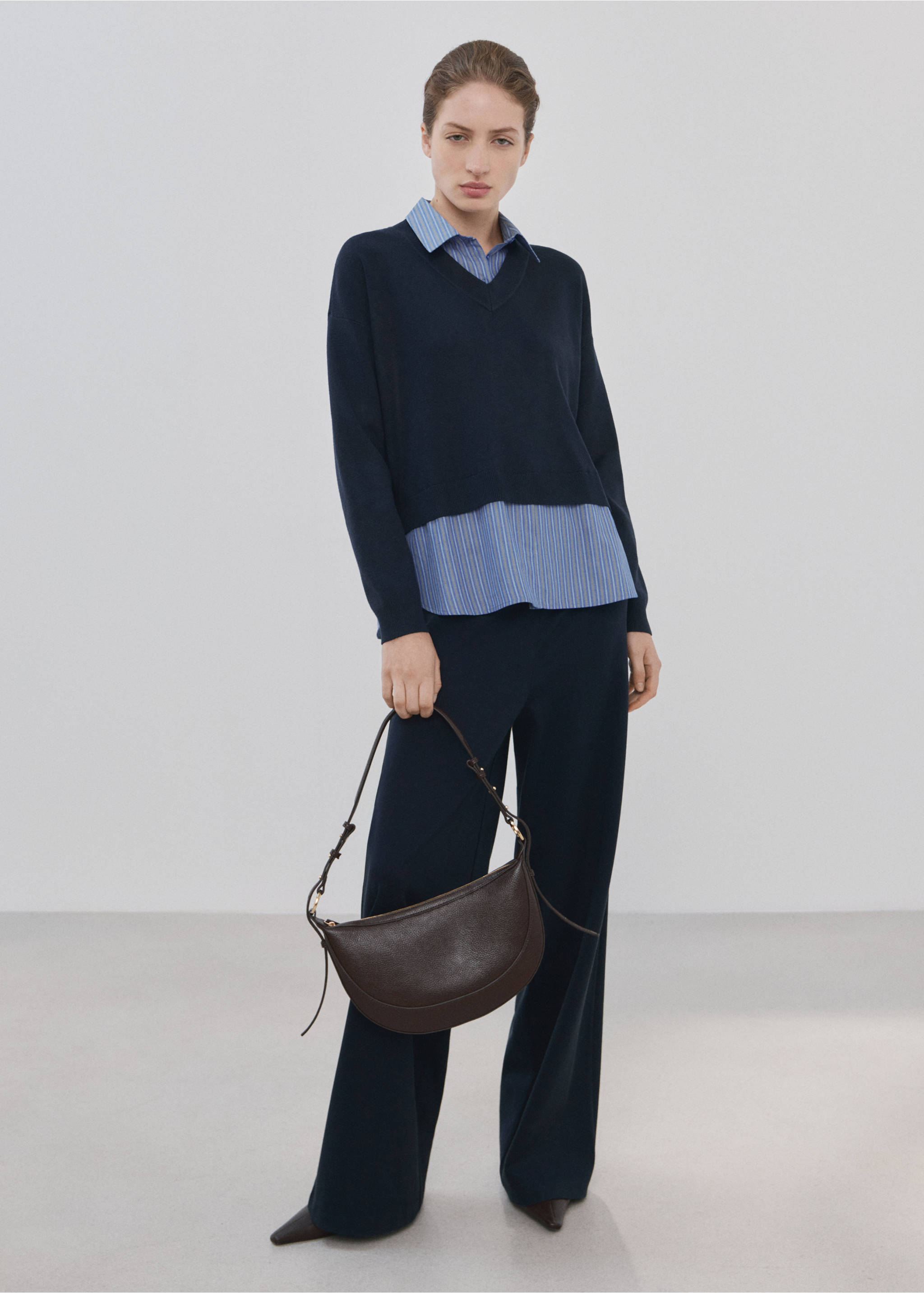 Combined shirt sweater - General plane, Navy. Ref: 27004781-00.