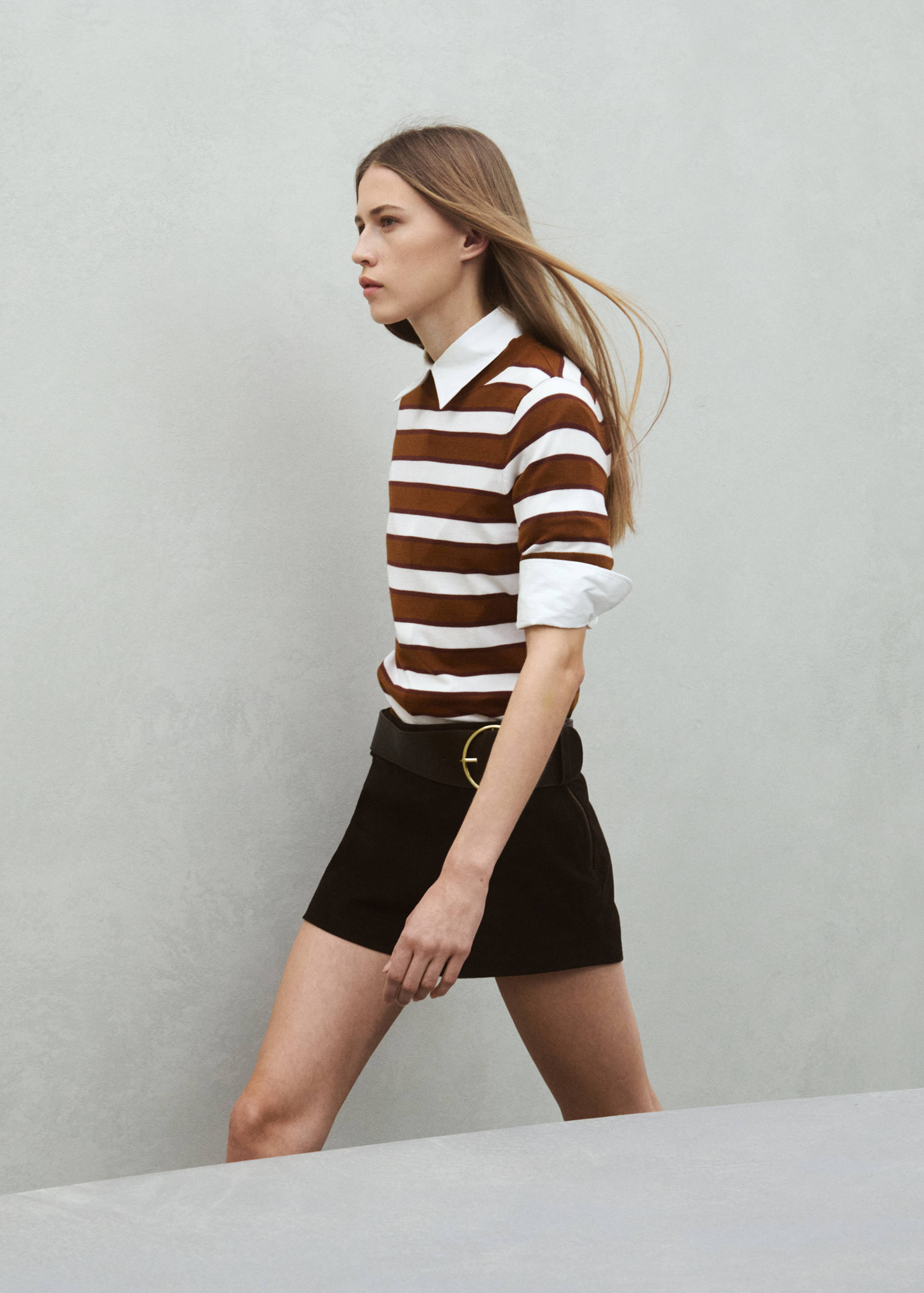 Pull en maille à manches courtes - Détail de l'article 1