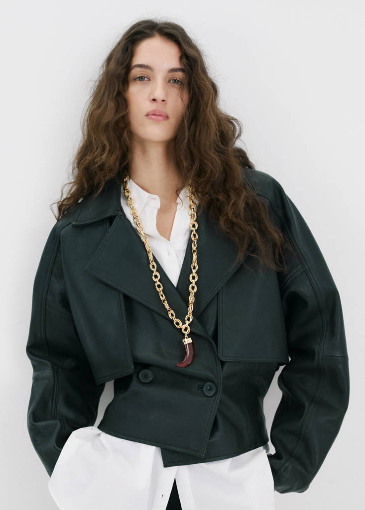 Collar colgante resina