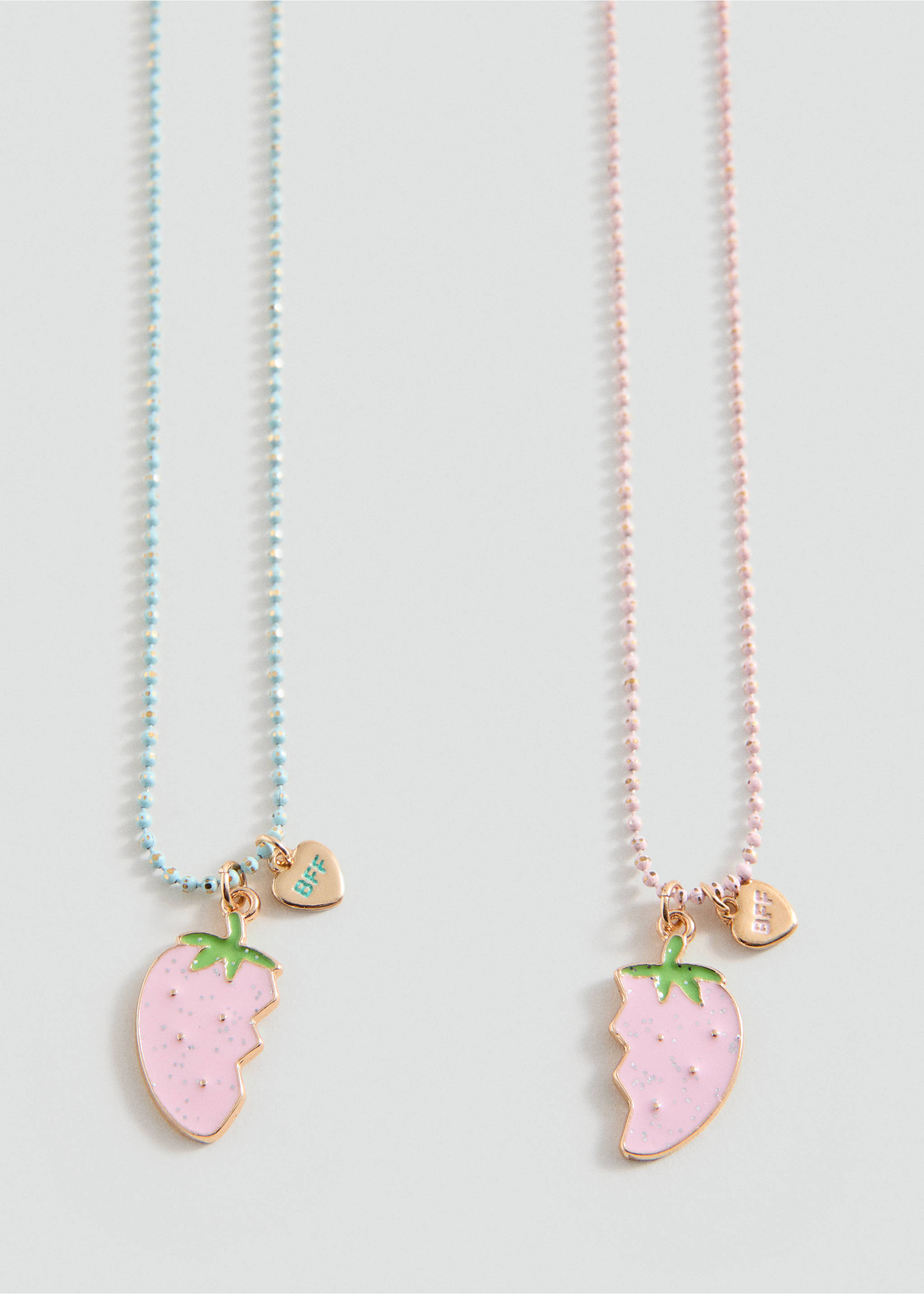 2 pack of necklaces - Medium plane, Pale Pink. Ref: 27004792-00.