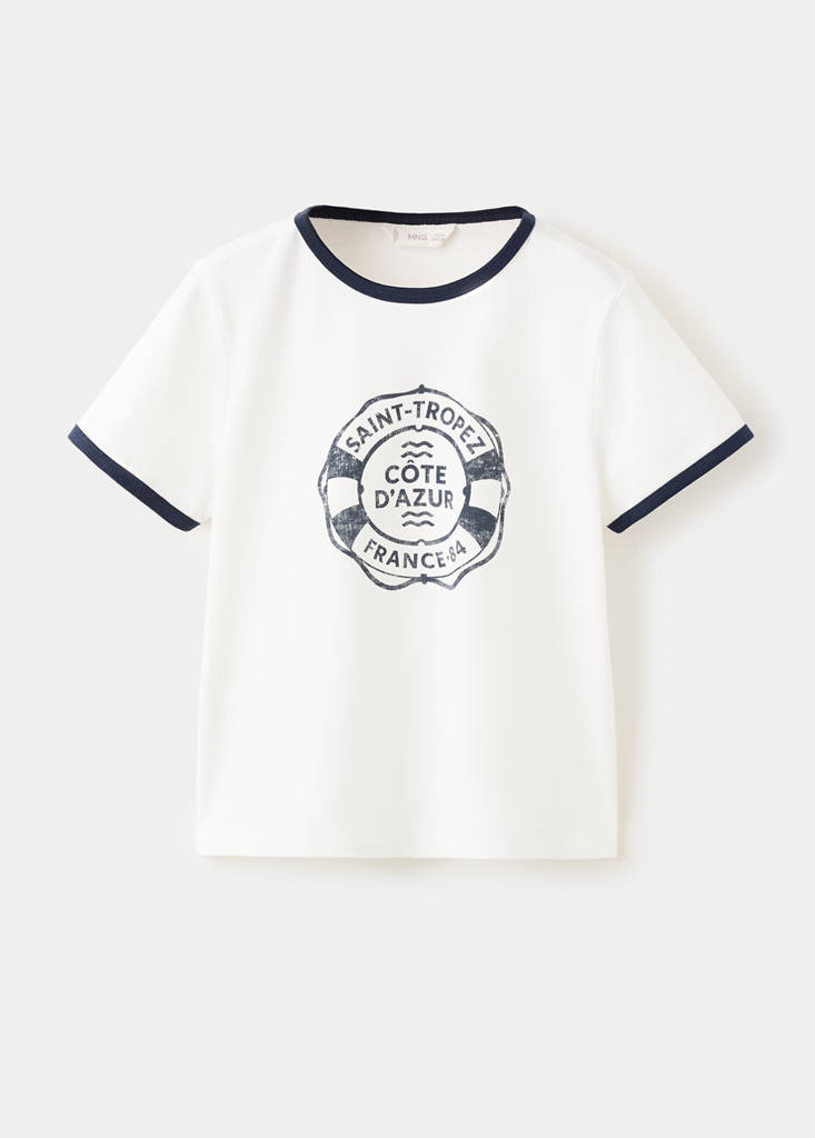 Short-sleeved printed t-shirt — Off White