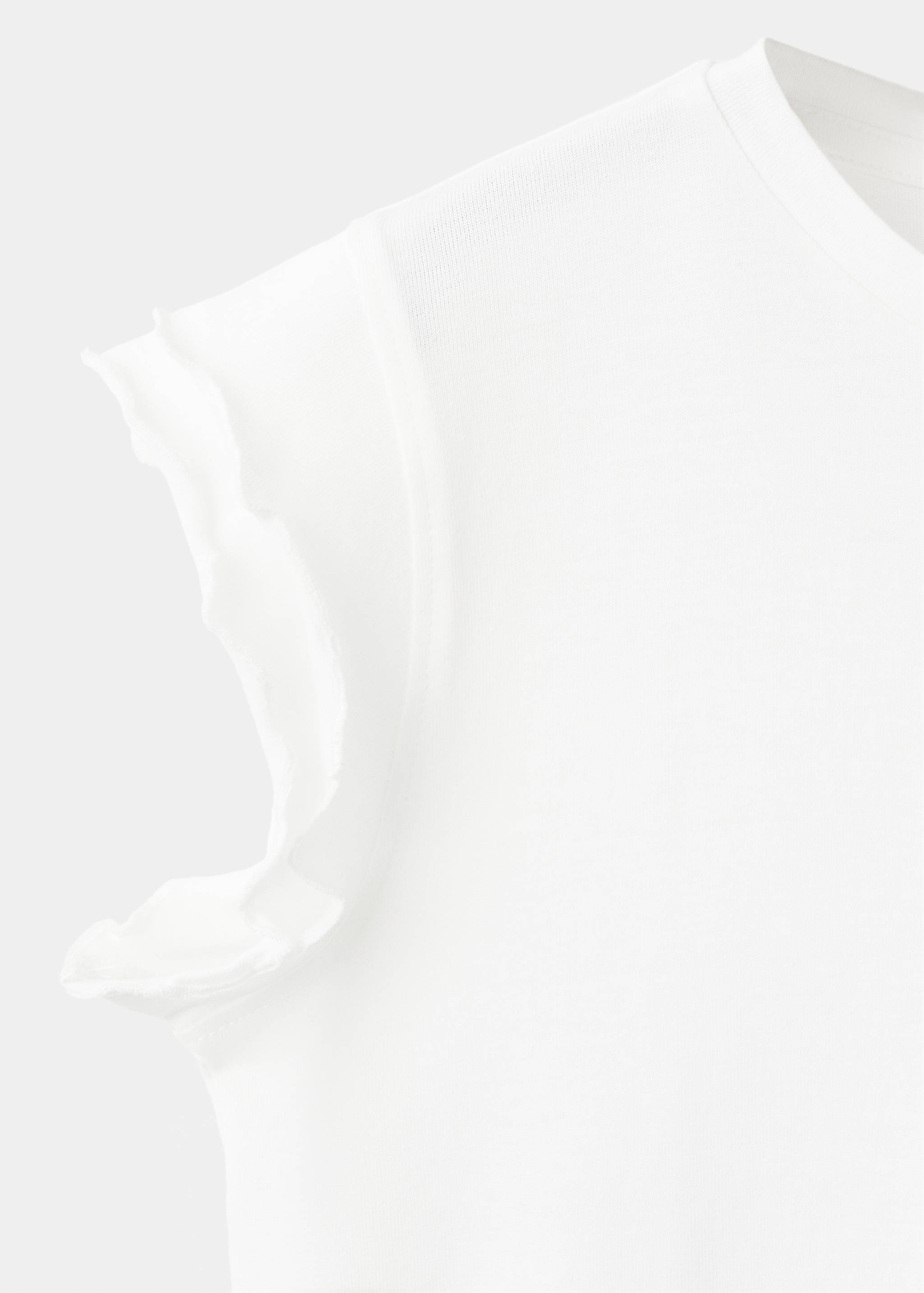 Short-sleeved ruffle t-shirt - Details of the article 8