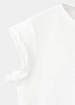 Short-sleeved ruffle t-shirt — Off White 2