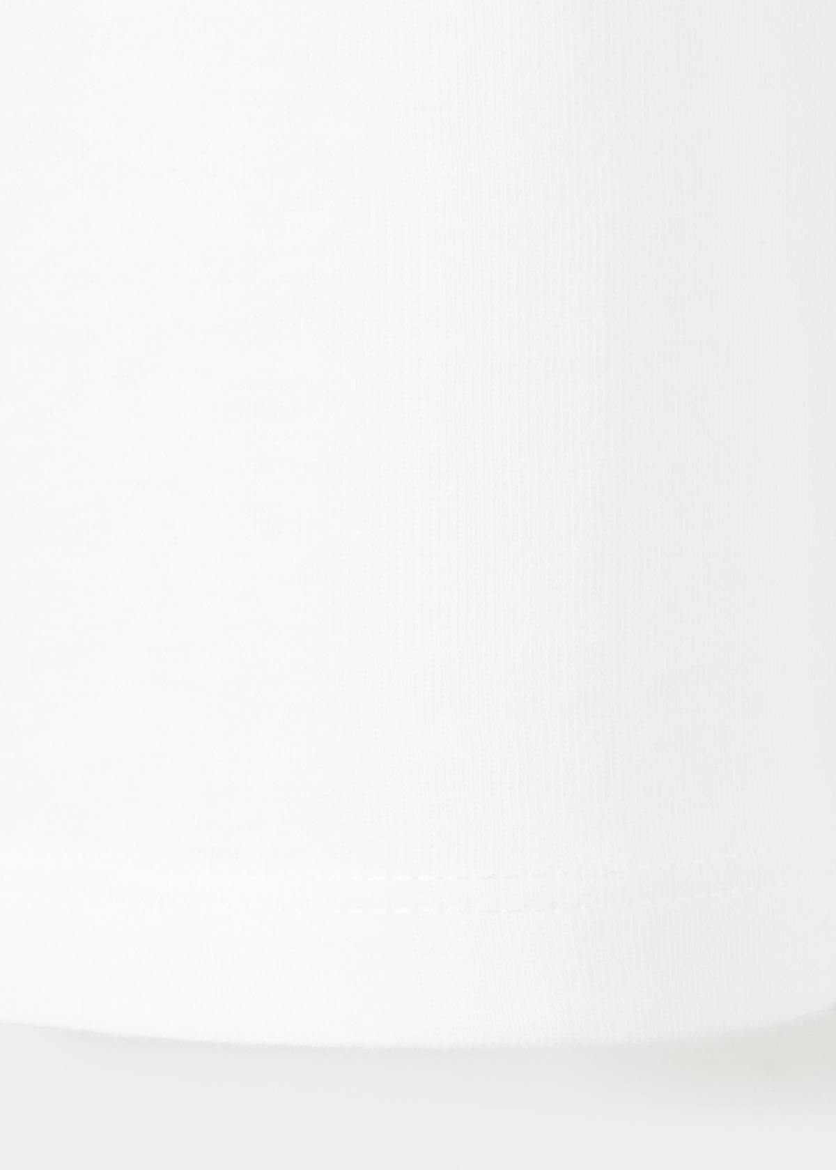 Short-sleeved ruffle t-shirt — Off White