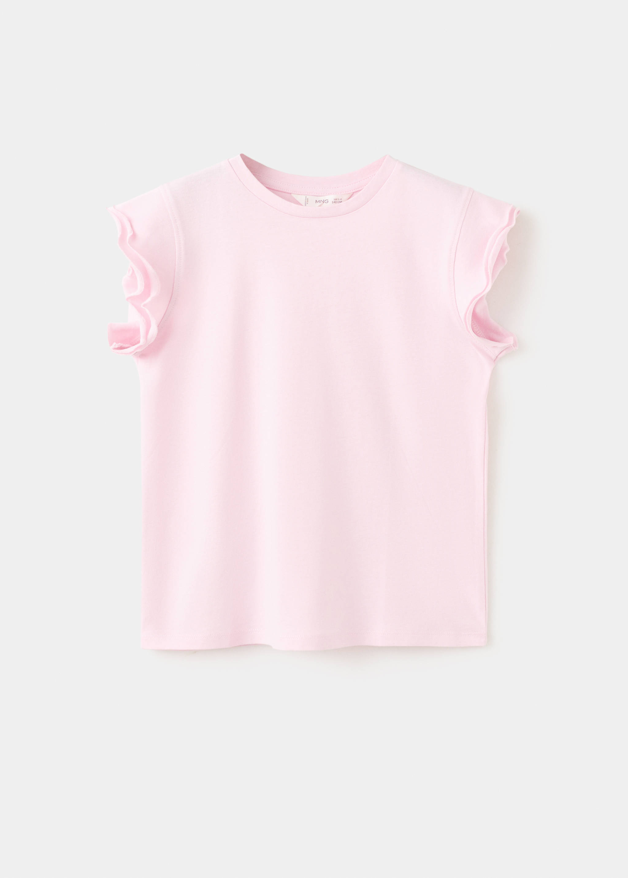 Short-sleeved ruffle t-shirt - Article without model