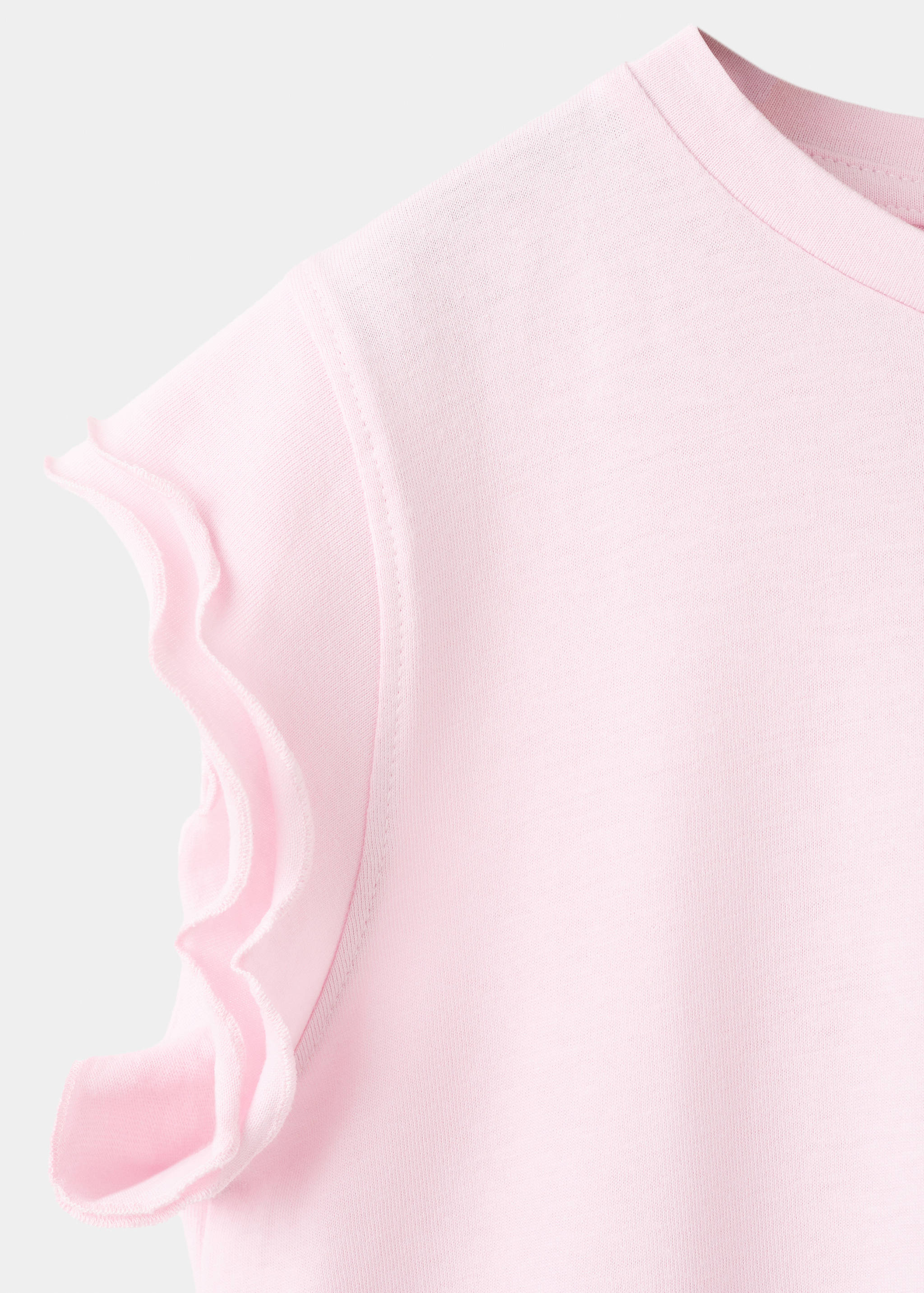 Short-sleeved ruffle t-shirt - Details of the article 8