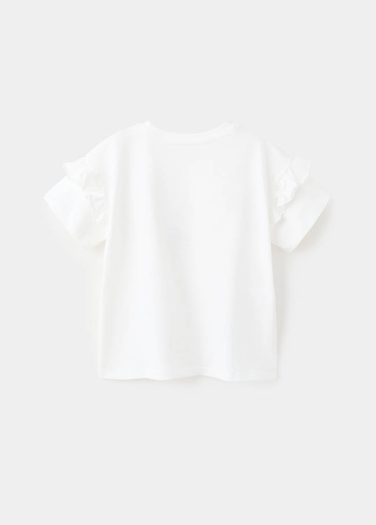 T-shirt with print drawing — Off White