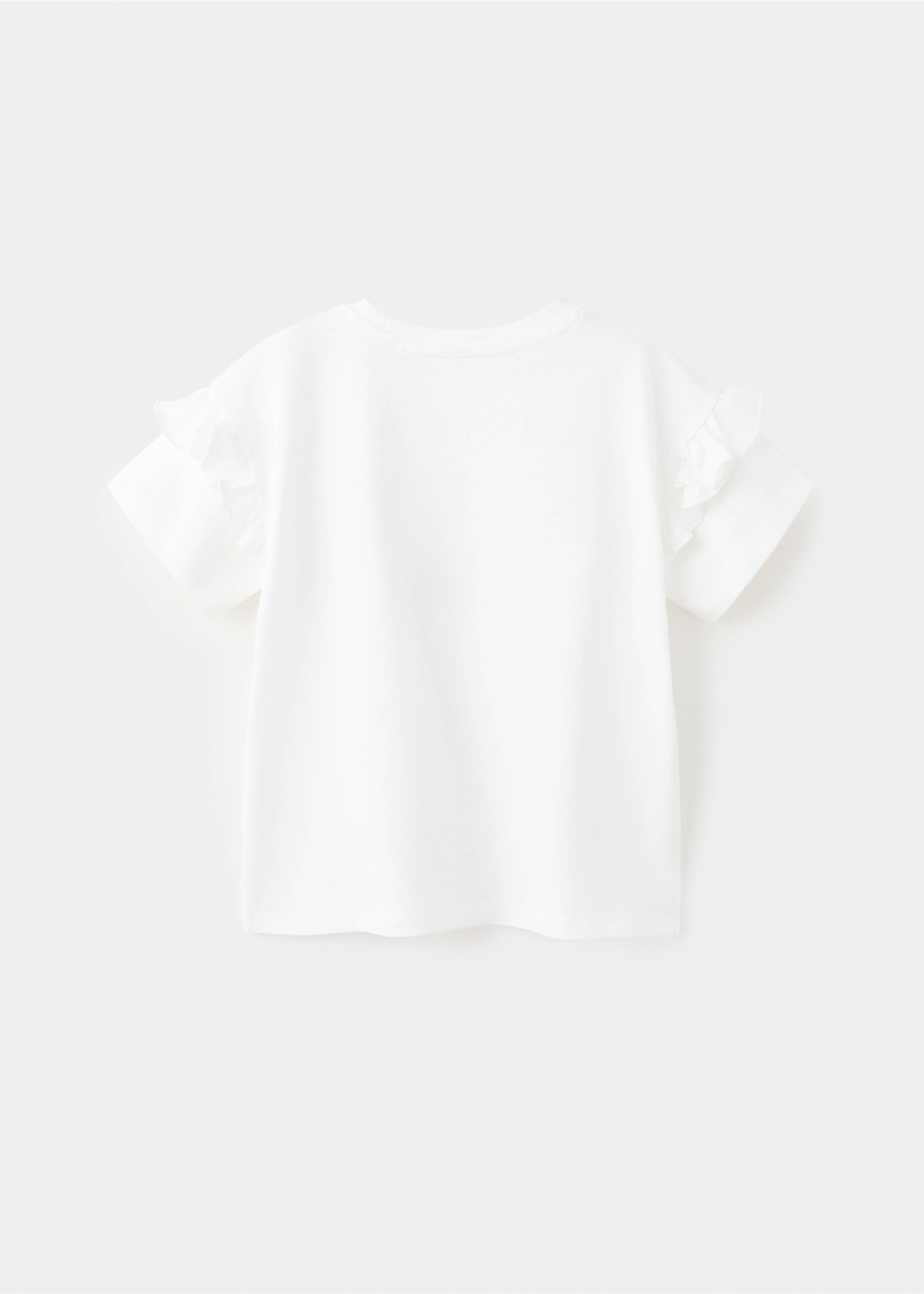 Camiseta dibujo estampado - Reverso del artículo, Blanco roto. Ref: 27005158-00.