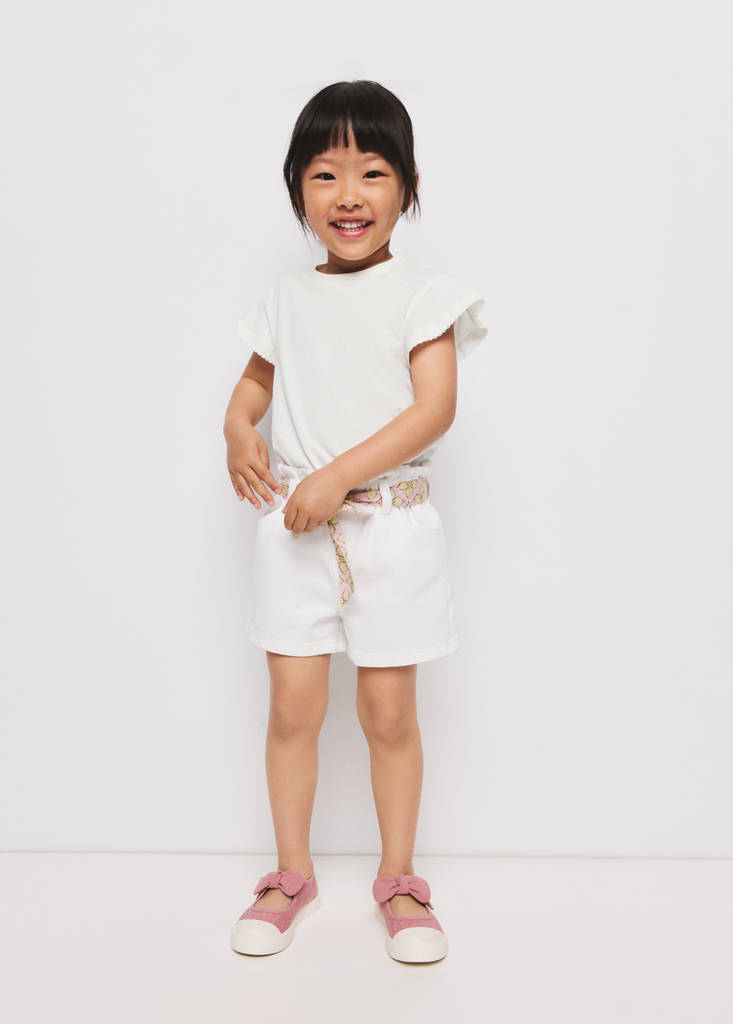 Short-sleeved cotton t-shirt — Off White