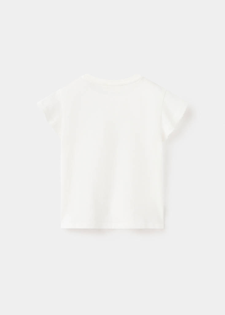 Short-sleeved cotton t-shirt — Off White