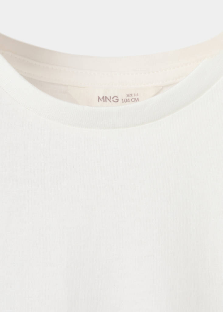 Short-sleeved cotton t-shirt — Off White