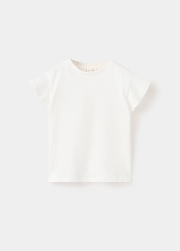 Short-sleeved cotton t-shirt — Off White
