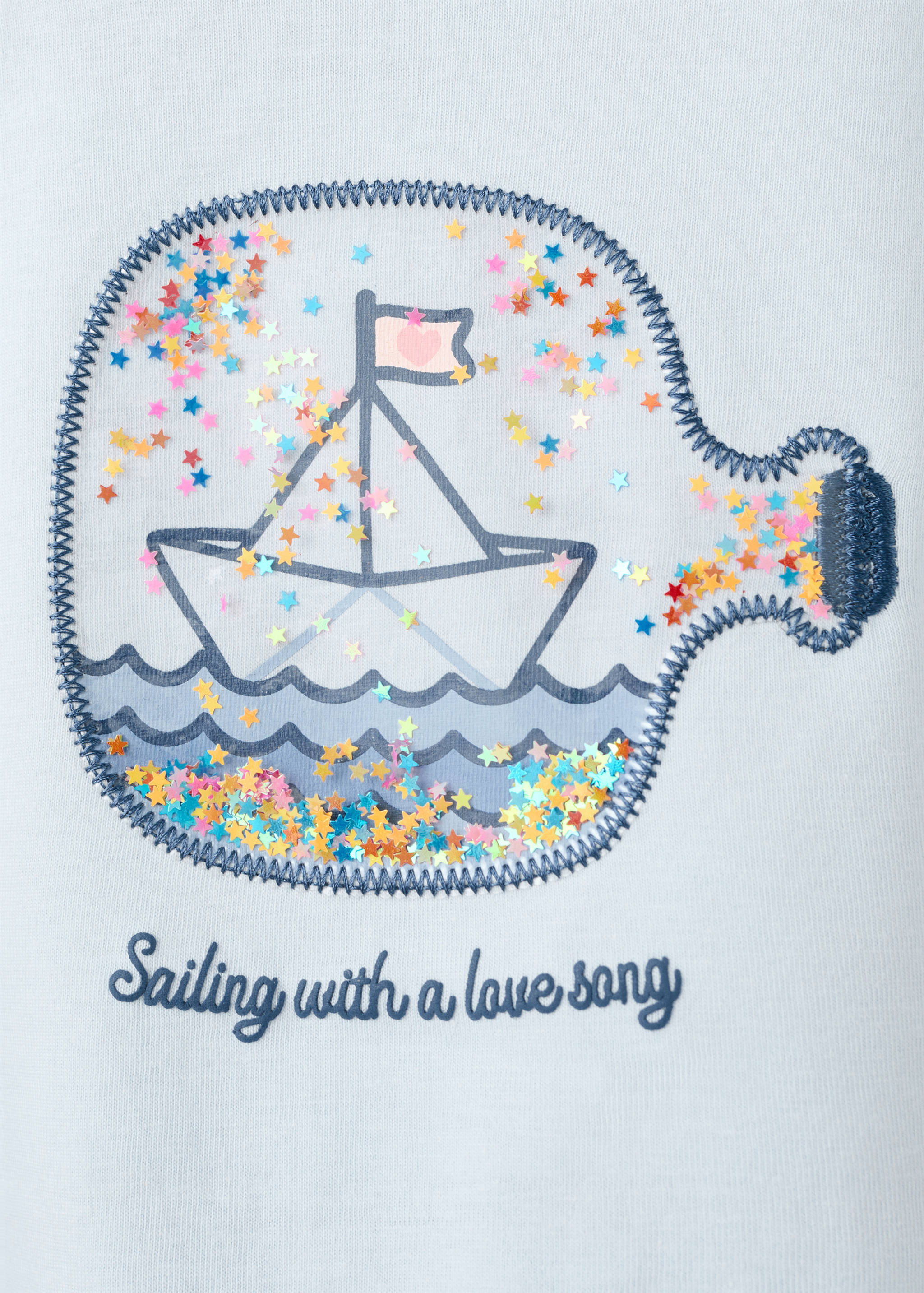 Printed cotton-blend t-shirt - Details of the article 8