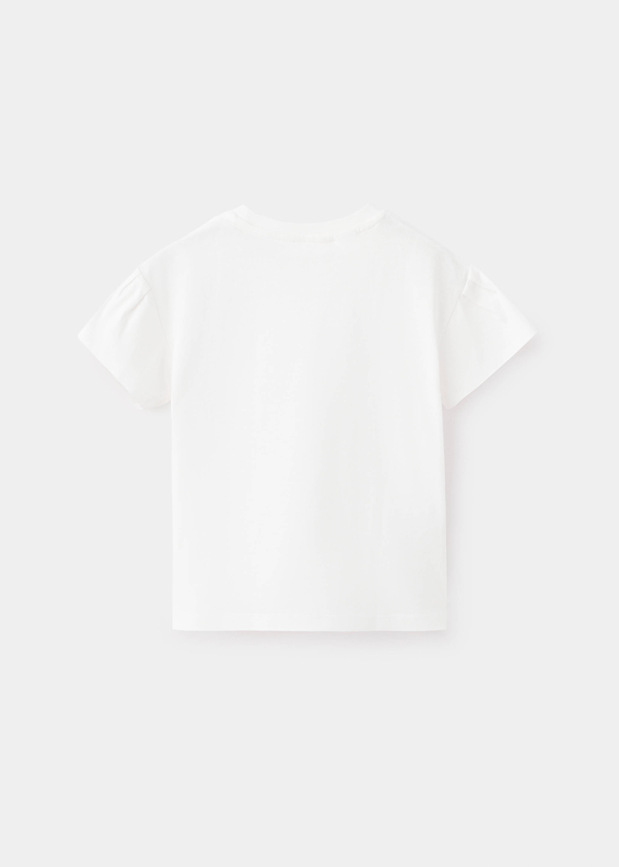 Ruffle cotton T-shirt - Reverse of the article