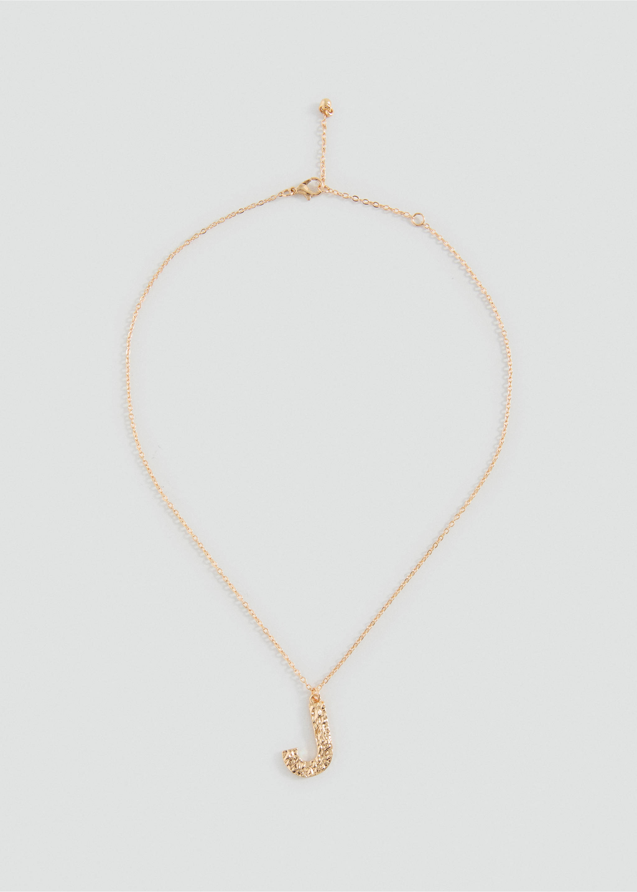 Letter Pendant Necklace - Article without model, Gold. Ref: 27005170-00.
