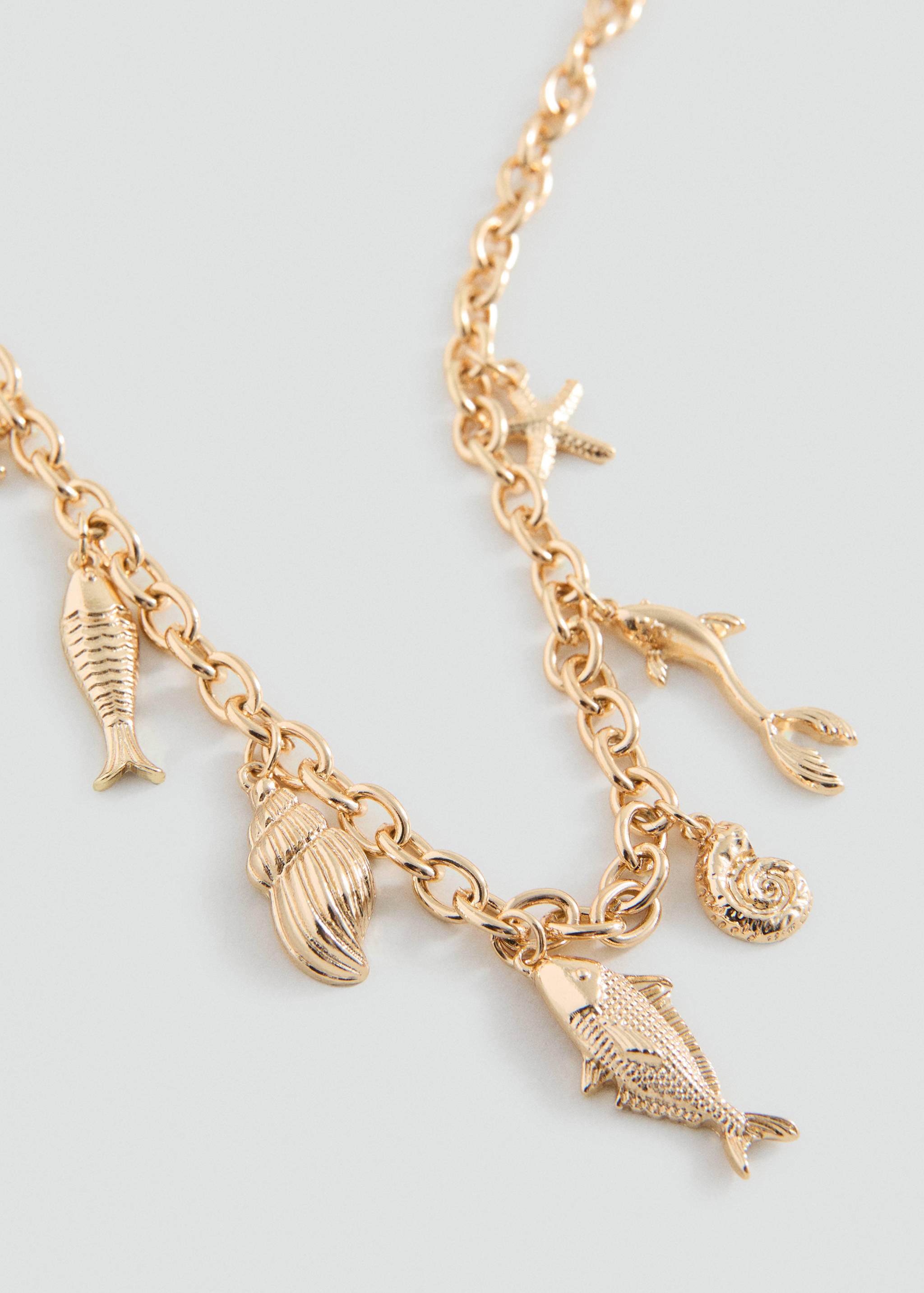 Beads pendant necklace - Medium plane