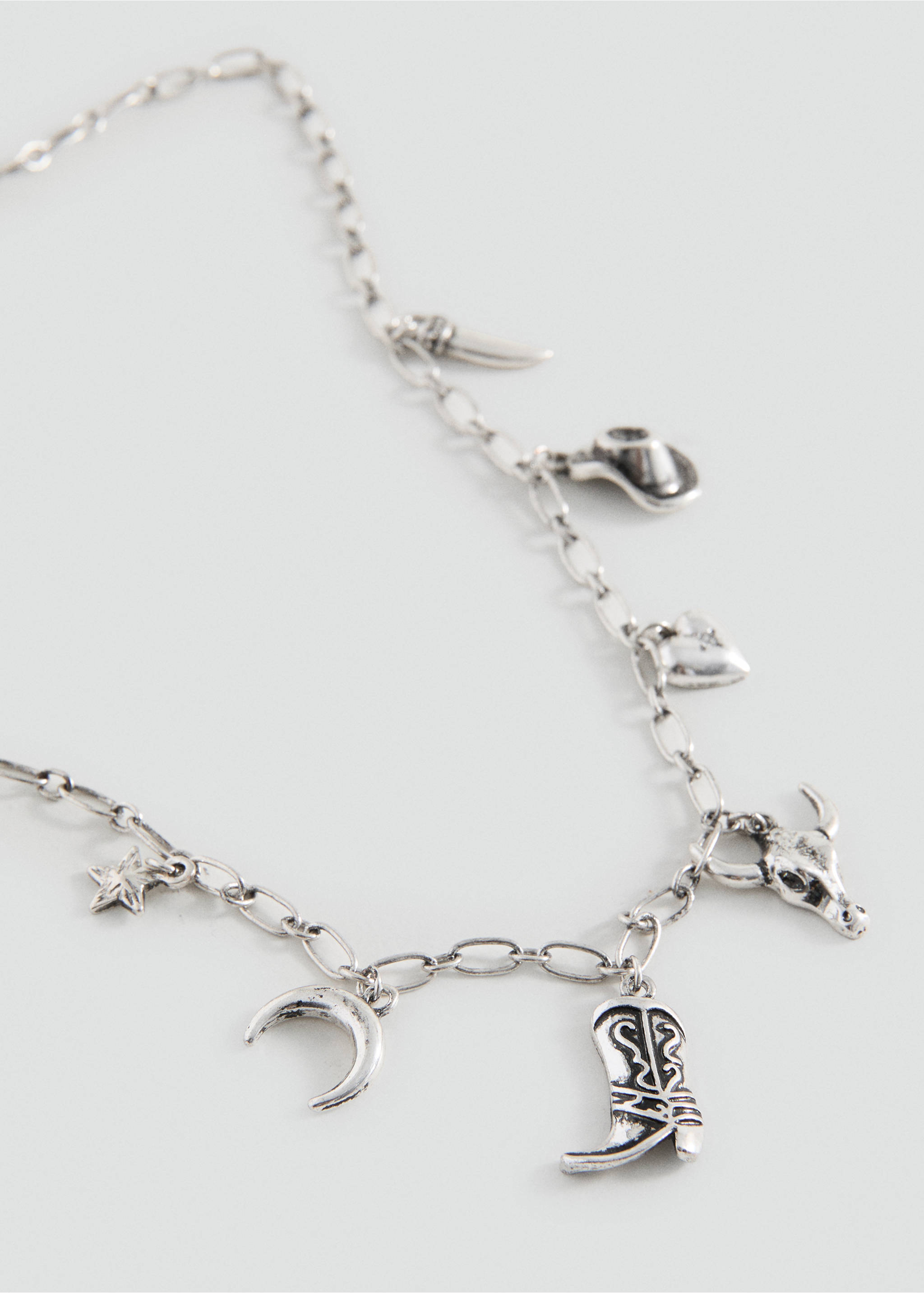 Ожерелье с подвесками - Средний план, Серебро. Ref: 27005173-00.