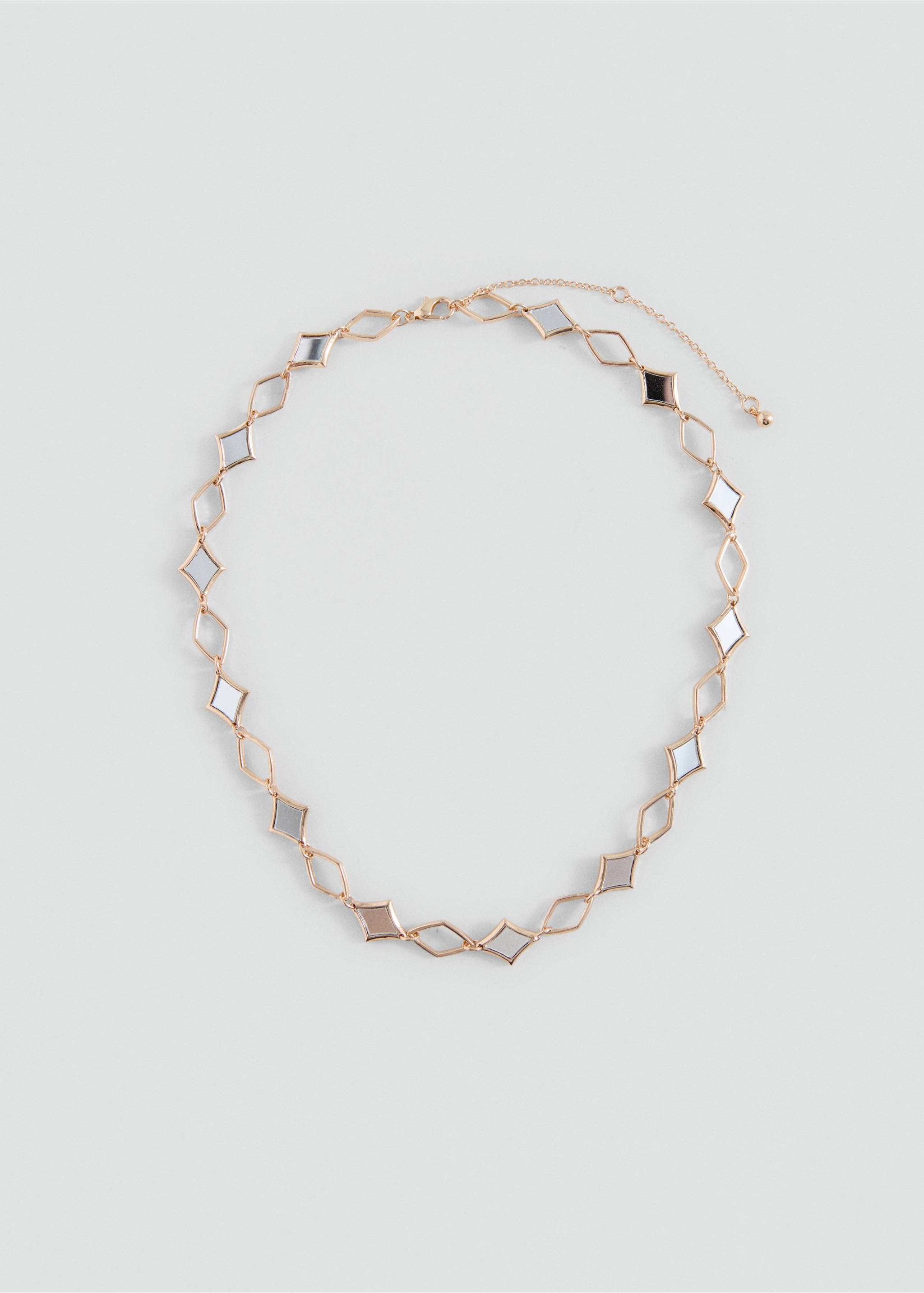 Ожерелье с эффектом кристаллов - Изделие без модели, Золото. Ref: 27005176-00.