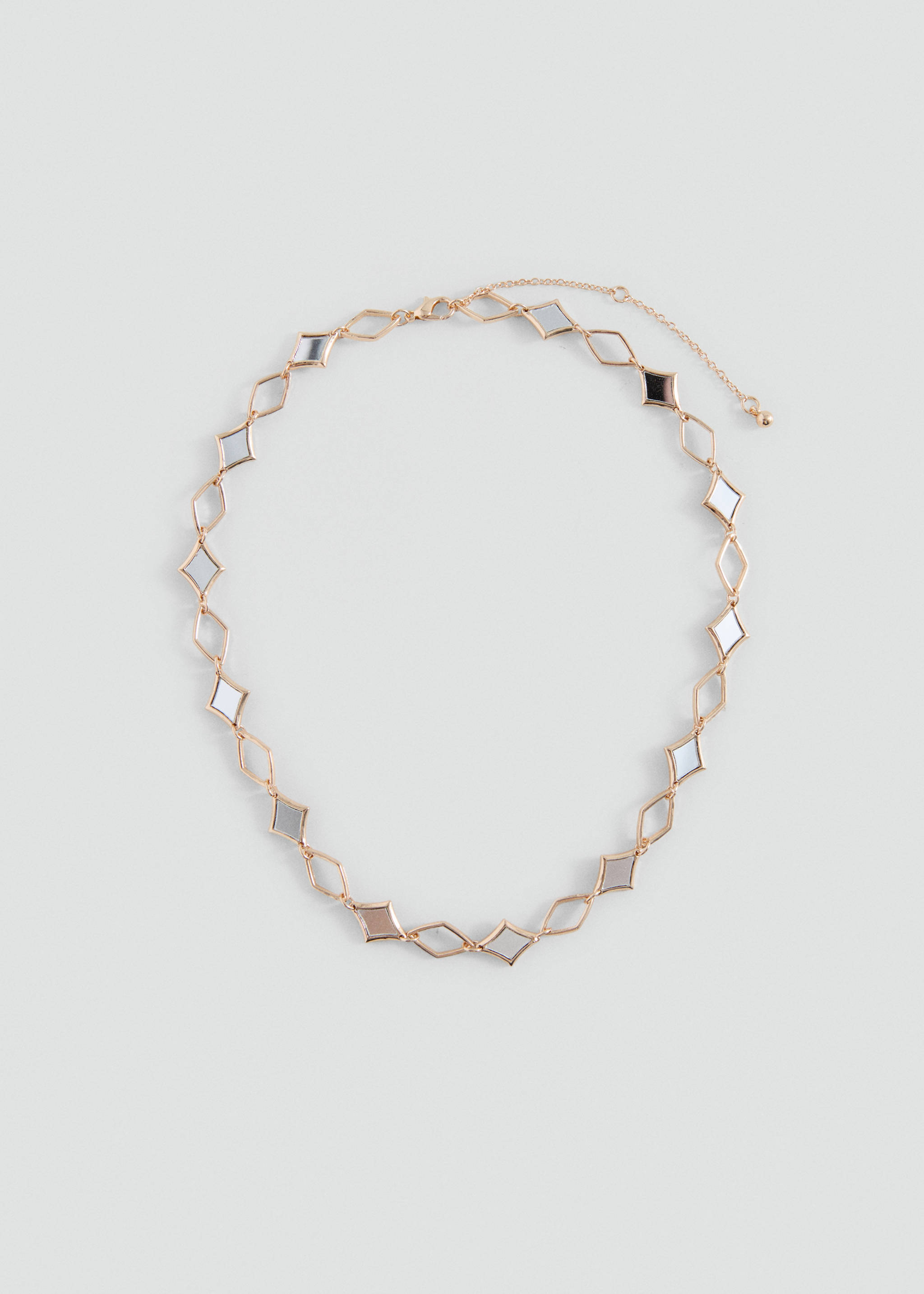 Ожерелье с эффектом кристаллов - Изделие без модели