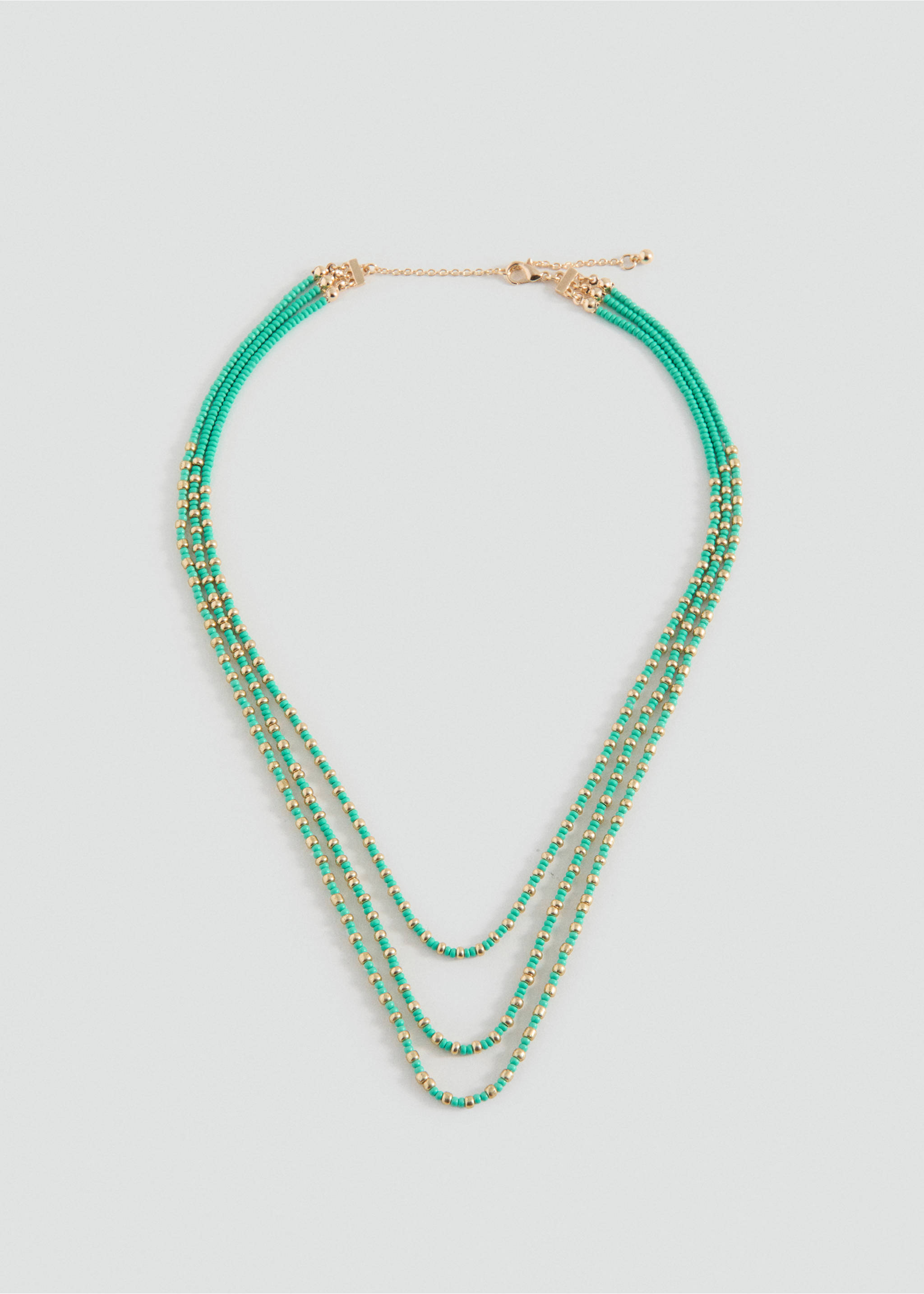 Multiple pendant necklace - Article without model, Blue. Ref: 27005178-00.