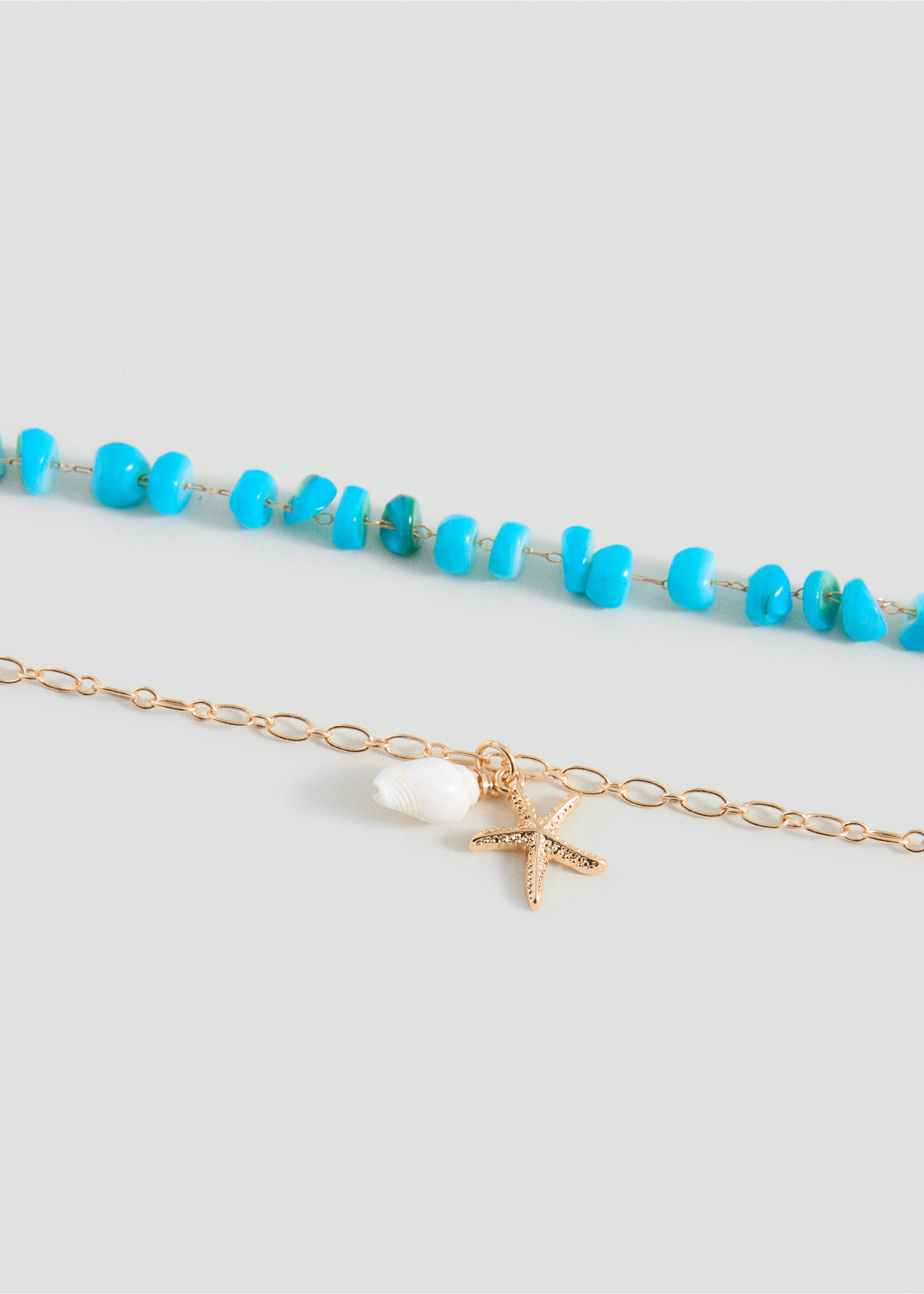 2 pack of necklaces - Medium plane, Blue. Ref: 27005184-00.