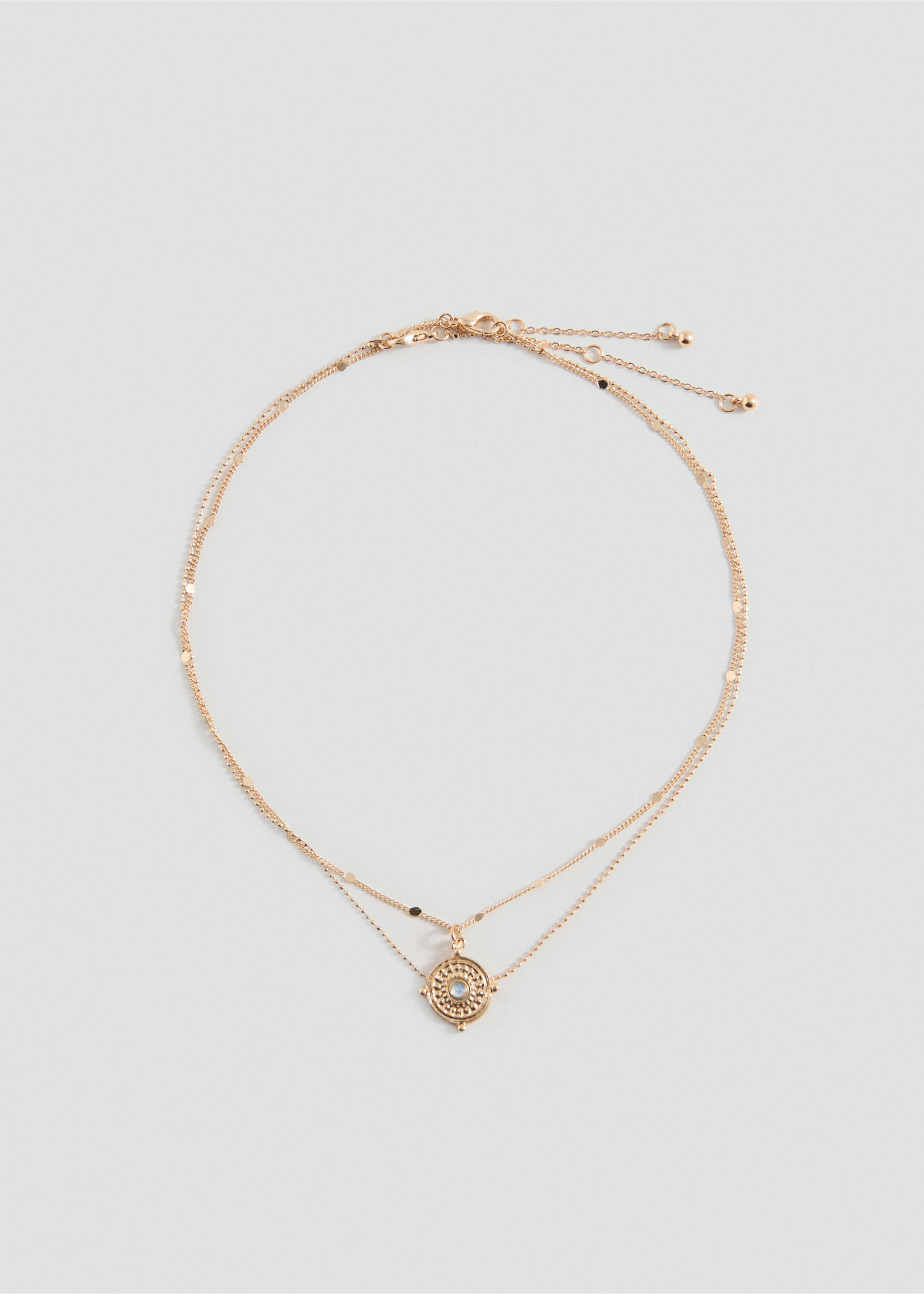 2 pack of necklaces - Article without model, Gold. Ref: 27005186-00.