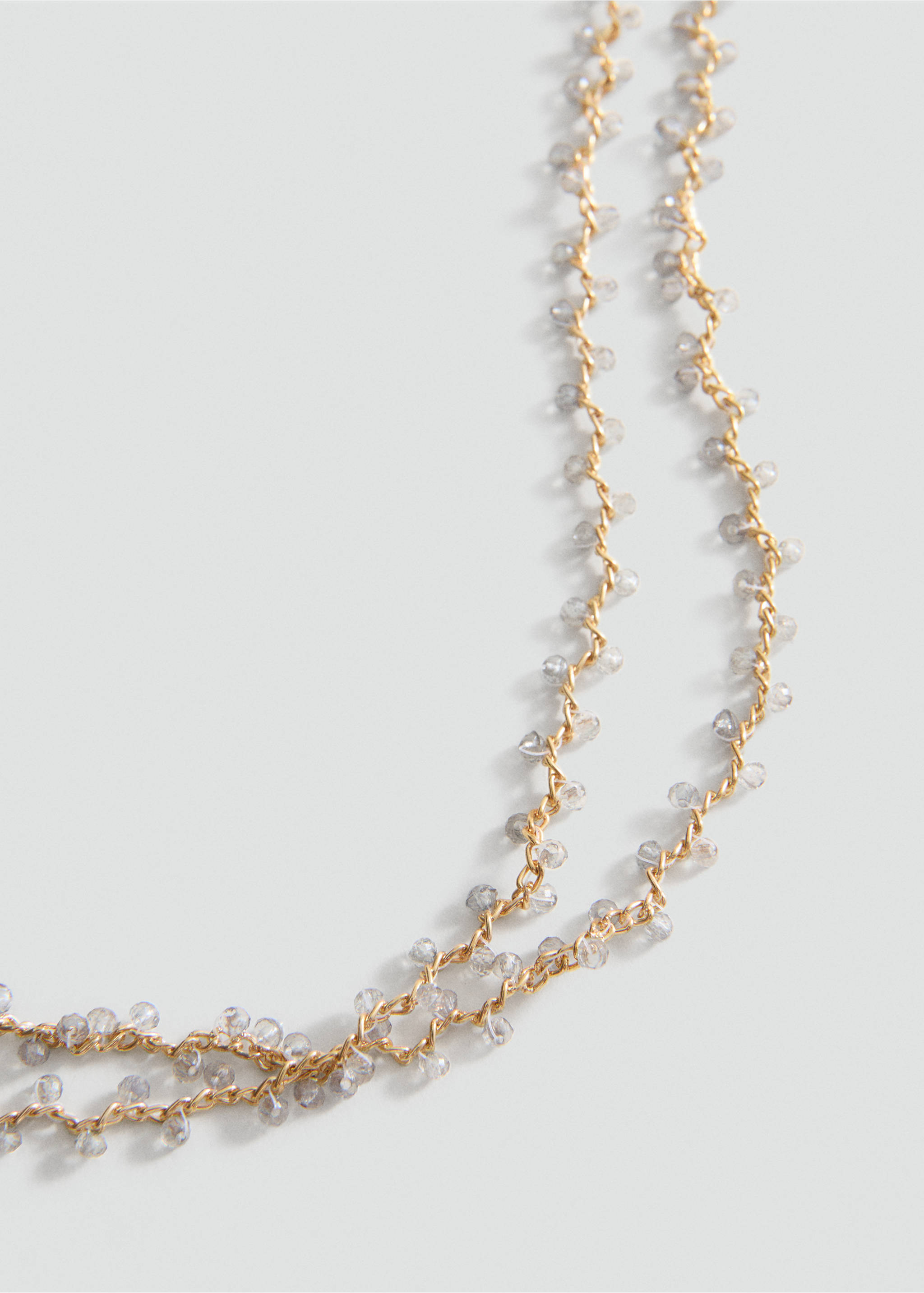 Collier multichaîne - Plan moyen, Bleu. Ref: 27005192-00.