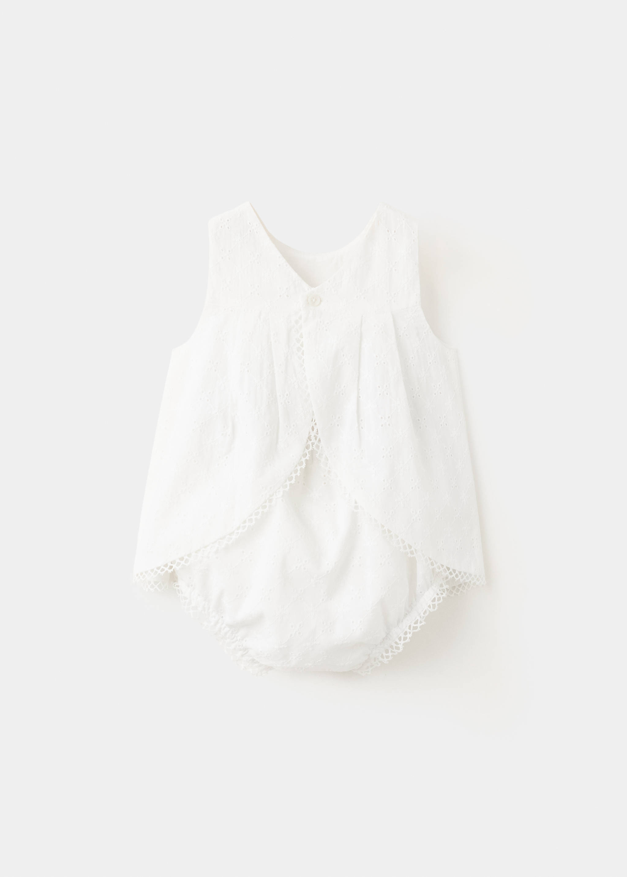 Kleid und Höschen aus Baumwolle - Rückseite des Artikels