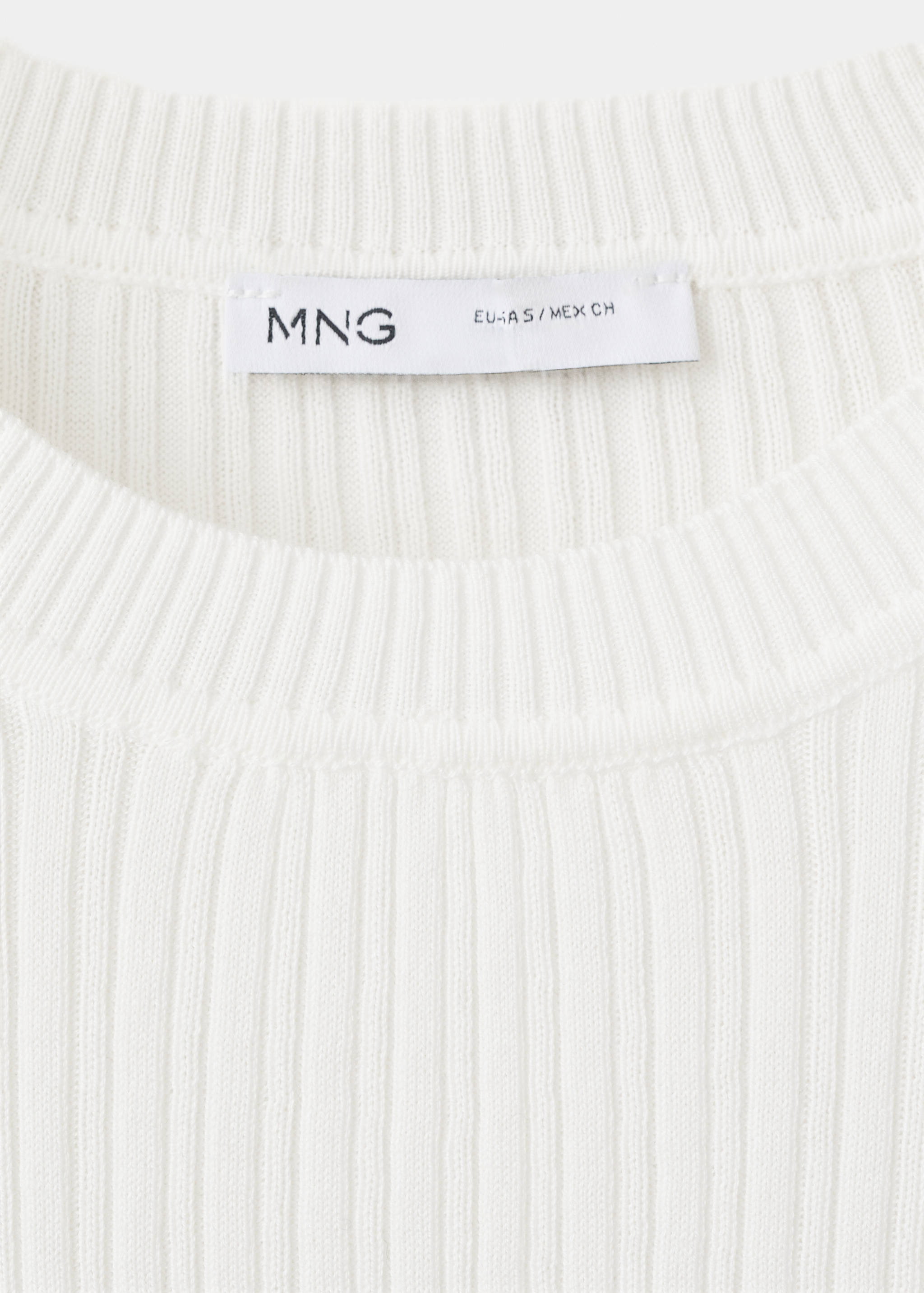 Ribbed  knit t-shirt - Details of the article 8