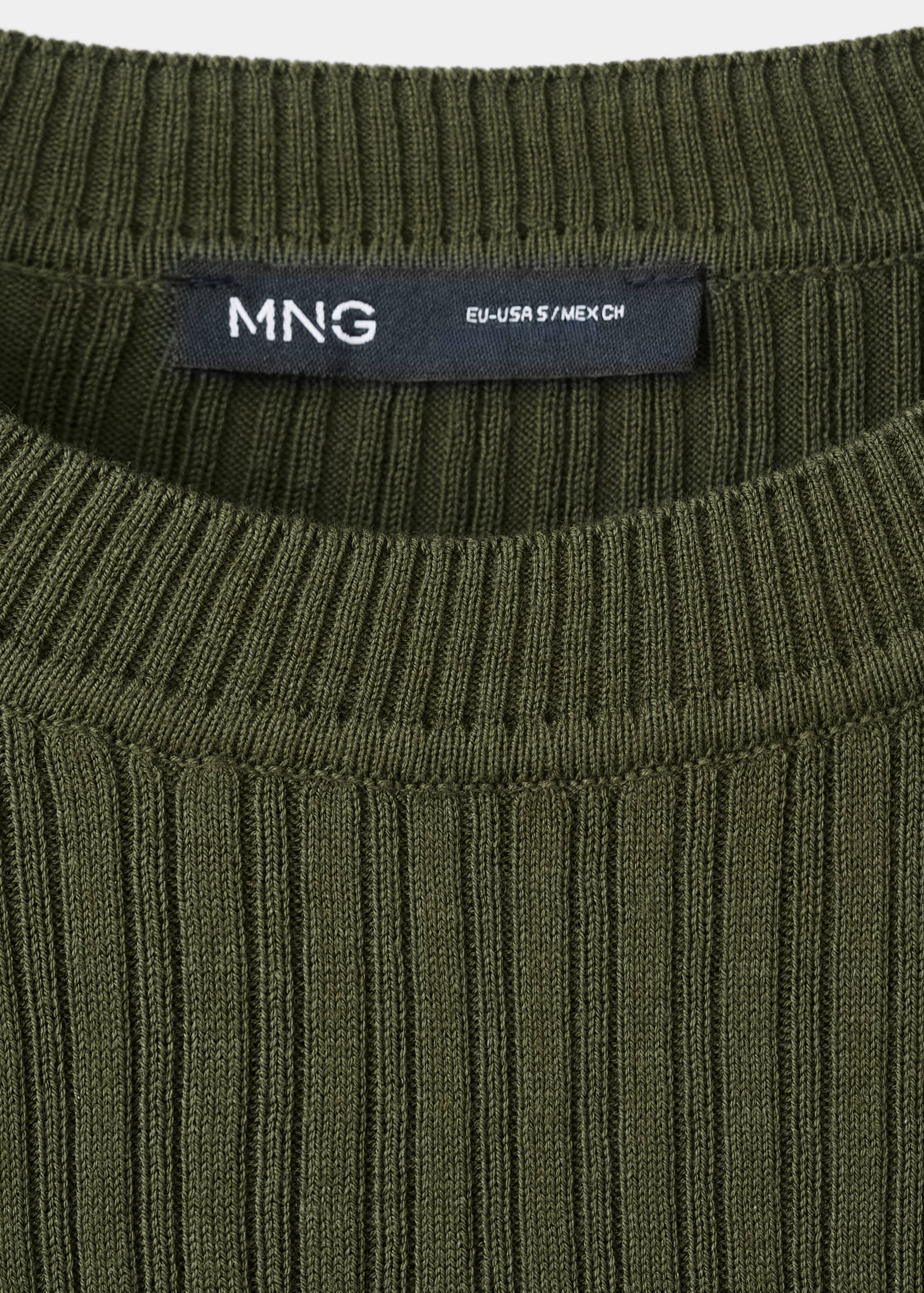 Ribbed  knit t-shirt - Details of the article 8