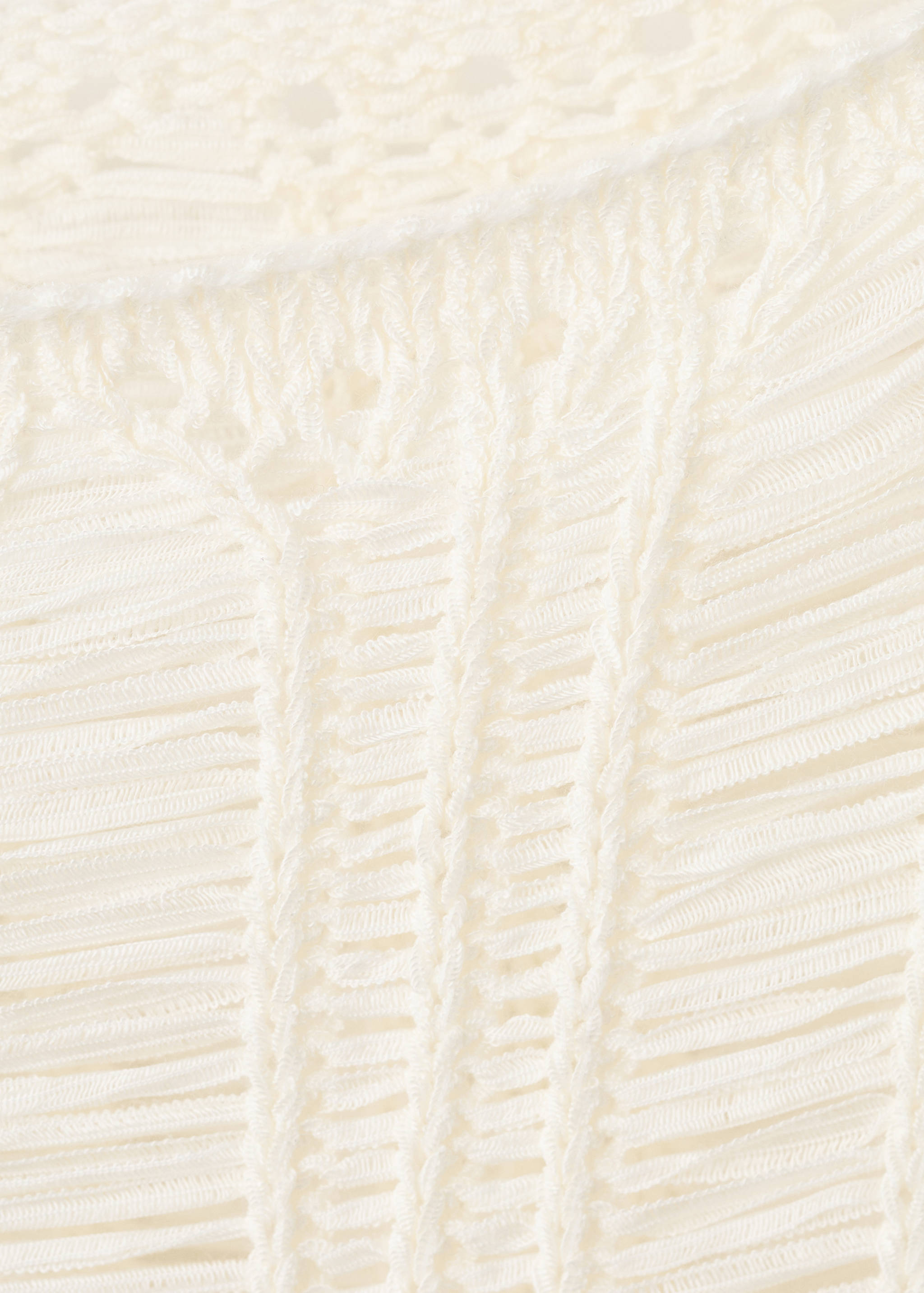 Frayed open-knit jumper - Details of the article 8