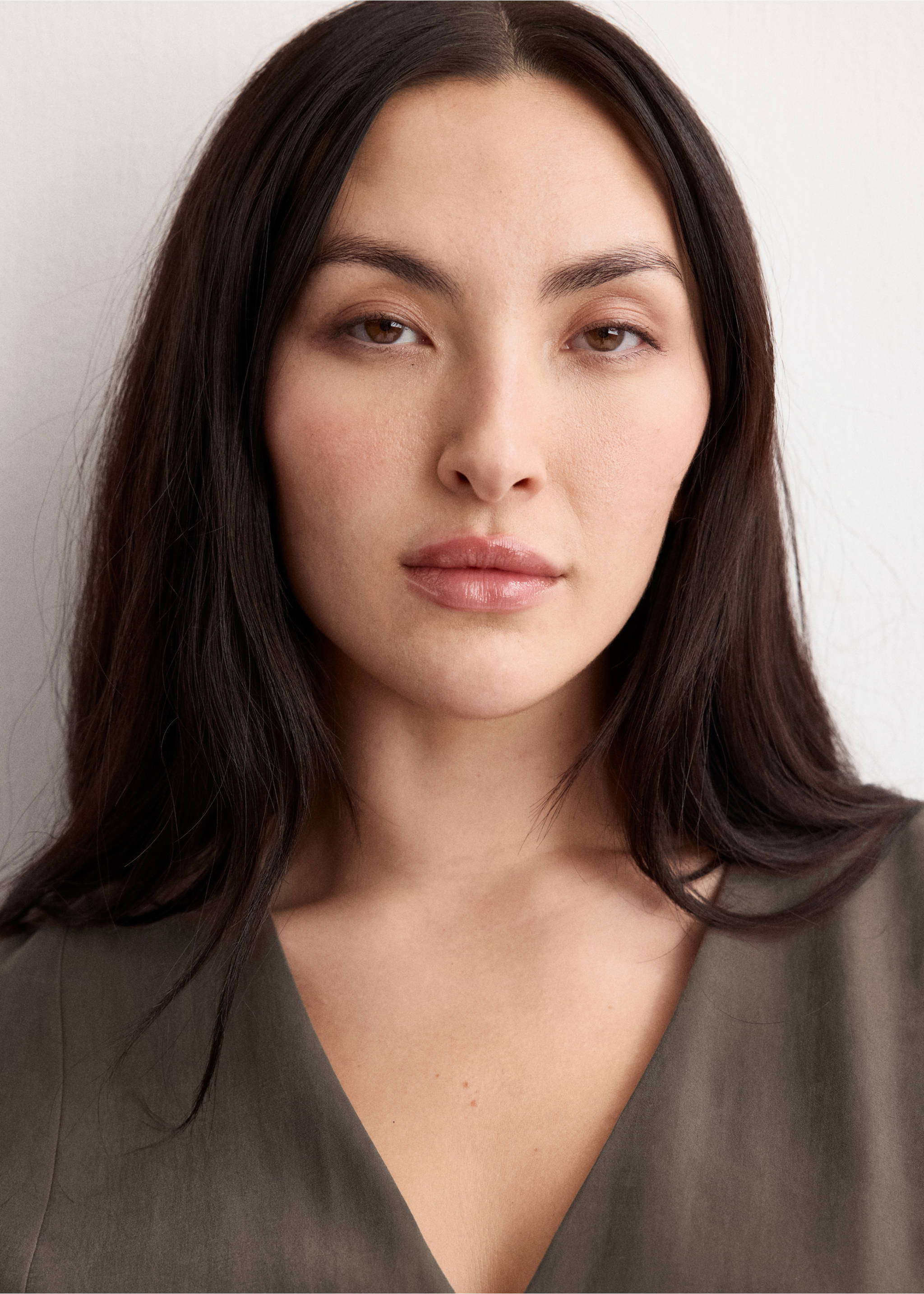 فستان إيفازيه بحزامين - تفاصيل المنتج 4, بني. Ref: 27005834-00.