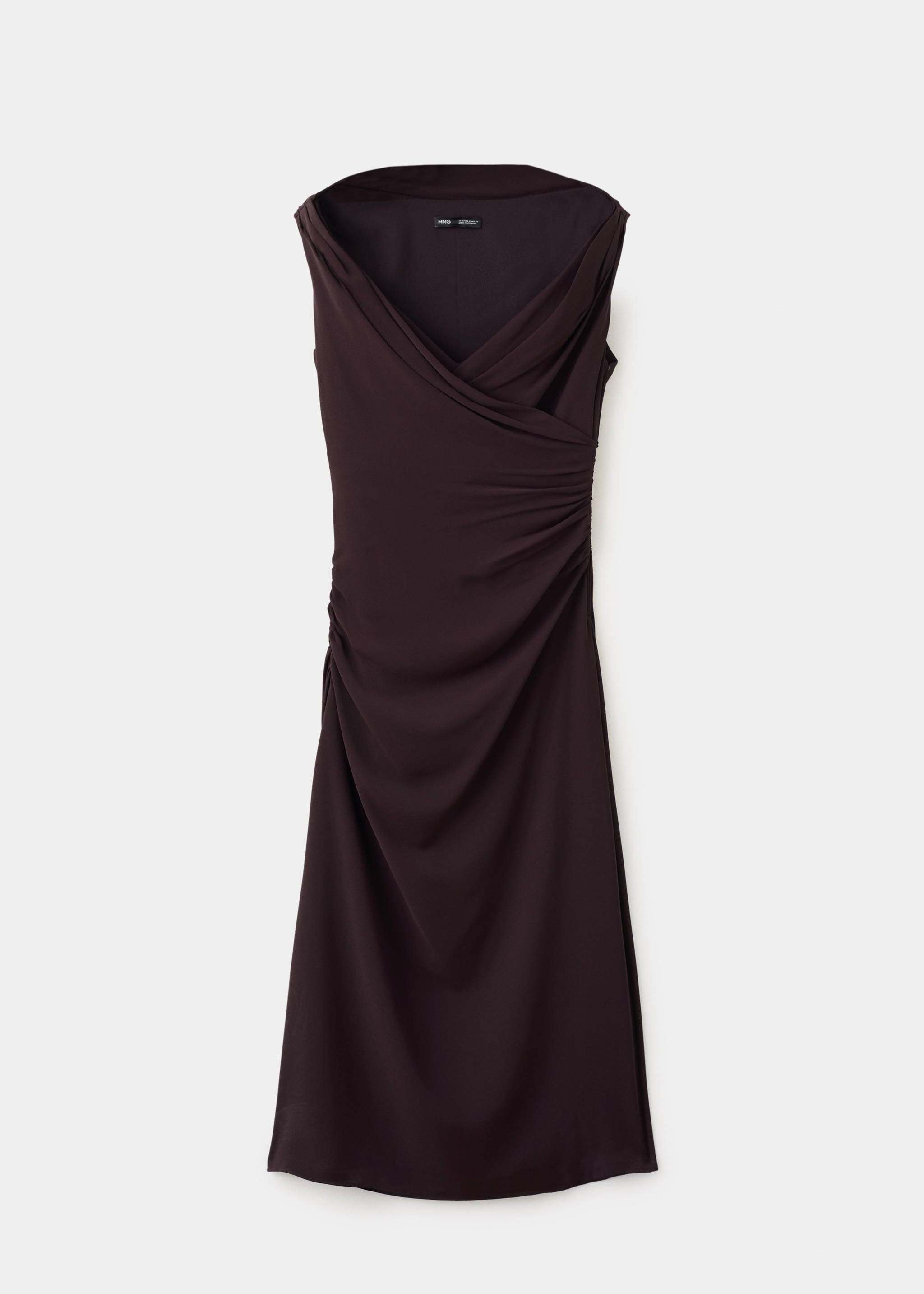 Robe froncée cache-cœur - Article sans modèle