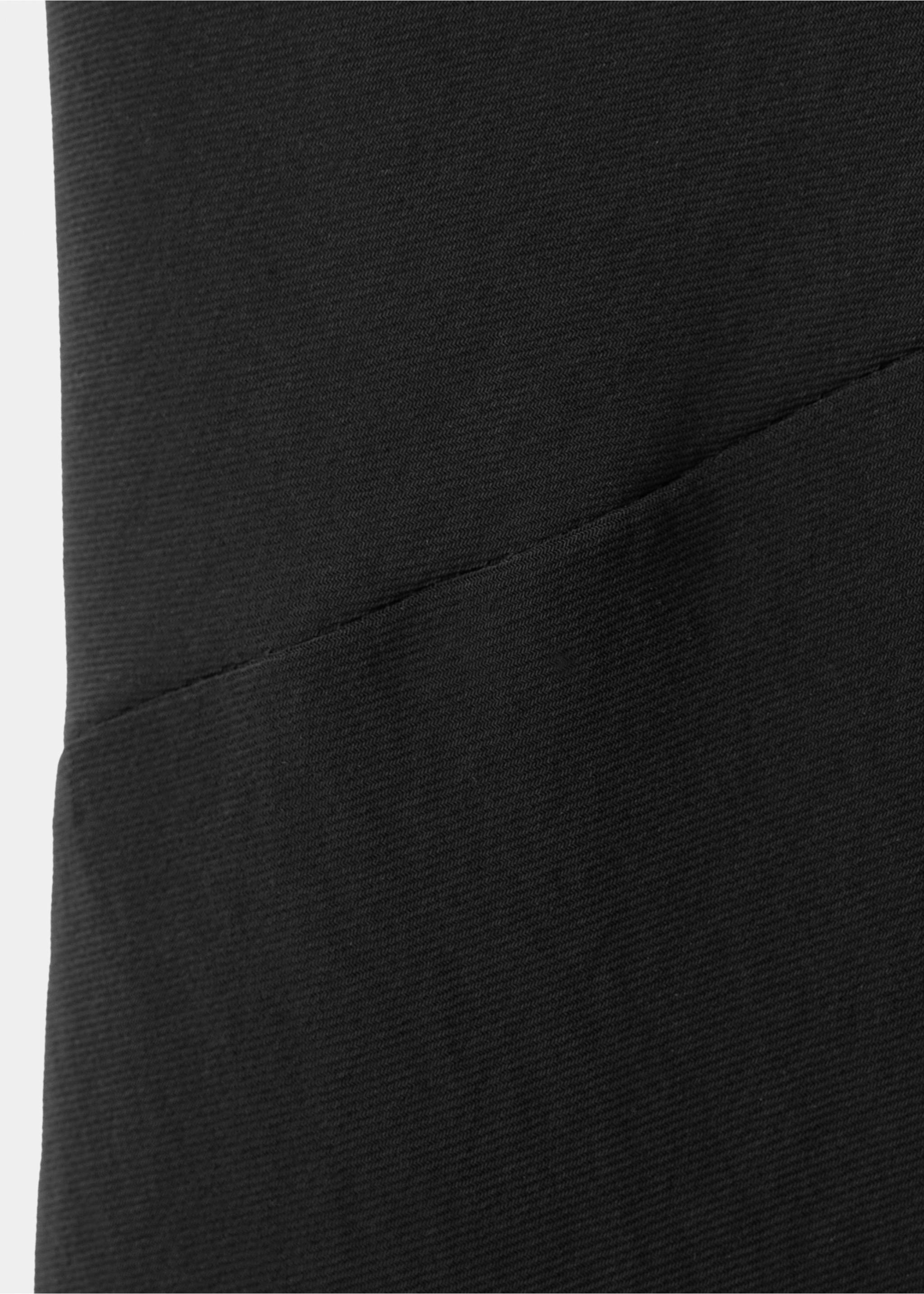 Midi-dress with open back - Details of the article 0, Black. Ref: 27005837-00.