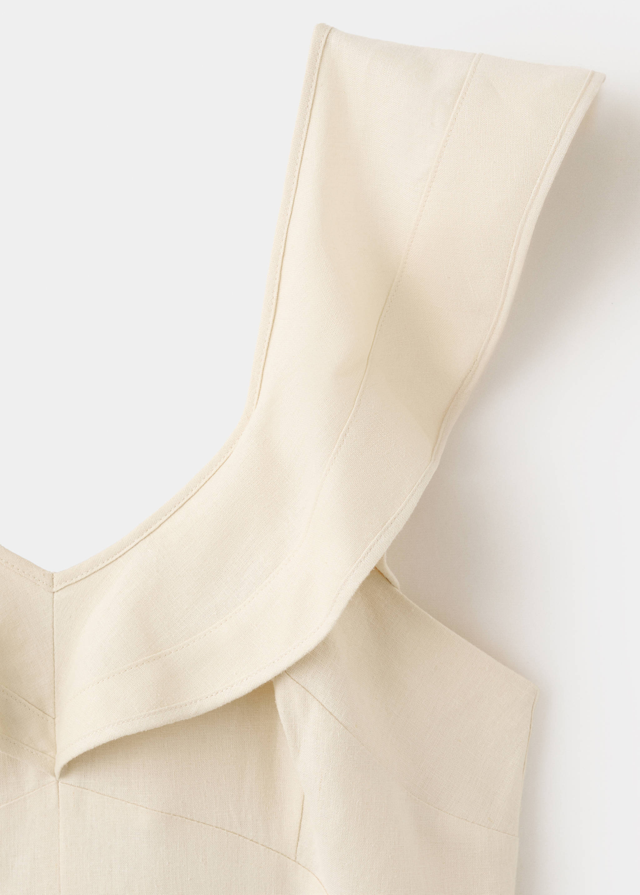 Ruffled linen dress - Details of the article 8