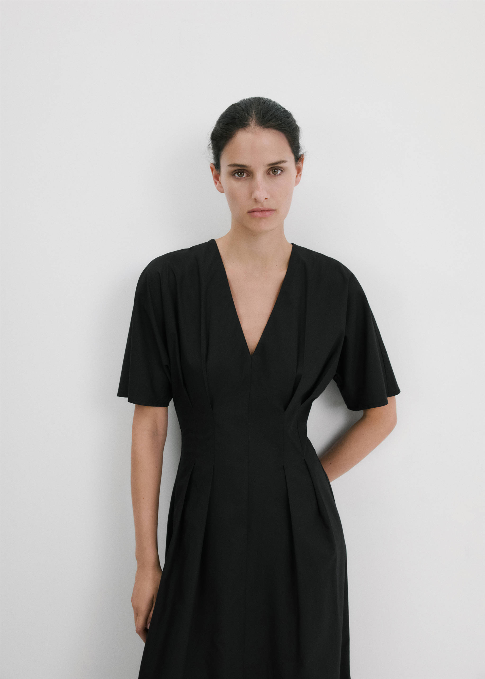 A-line lyocell dress - Details of the article 2