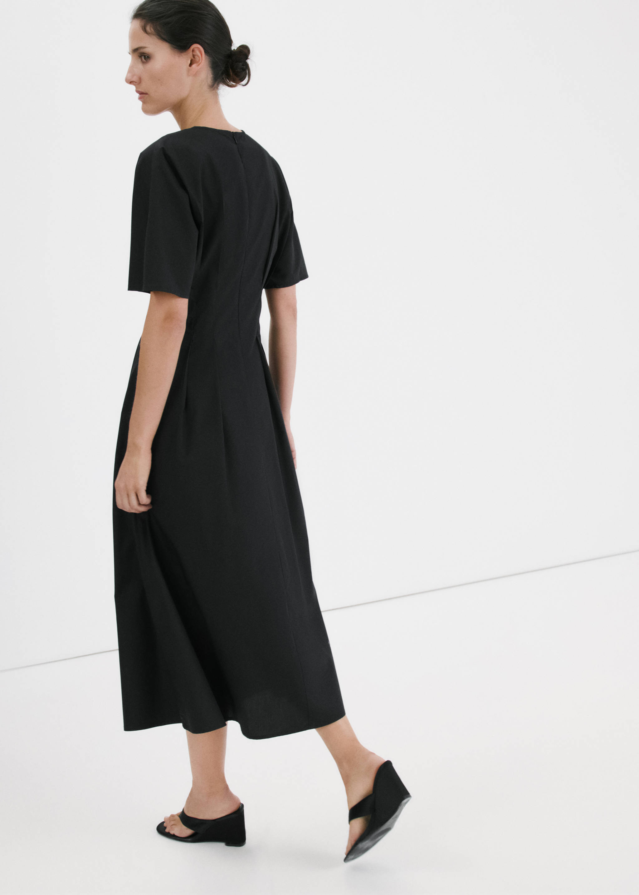Robe évasée lyocell - Verso de l’article