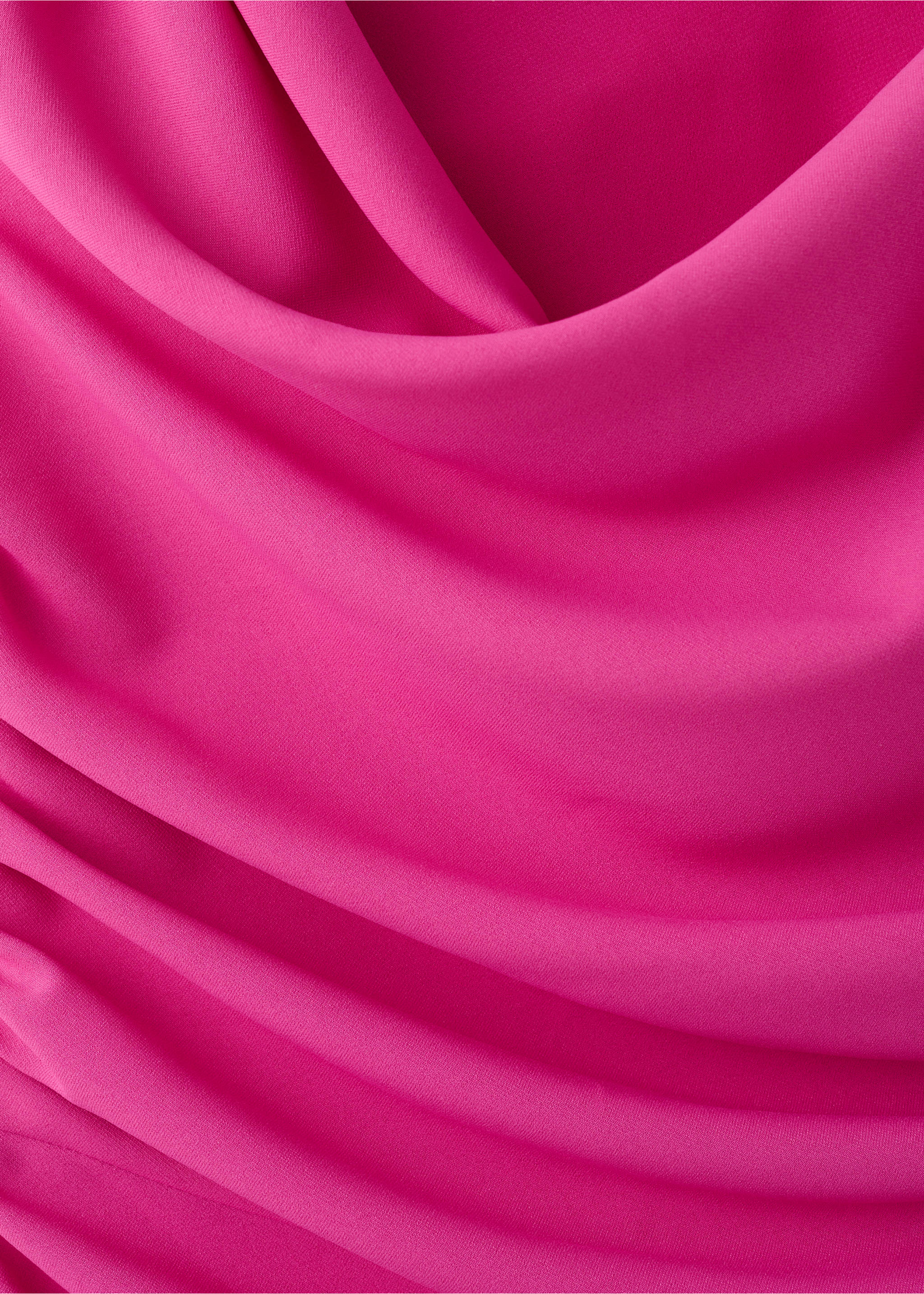 Robe drapée broche - Détail de l'article 0, Fuchsia. Ref: 27005849-00.