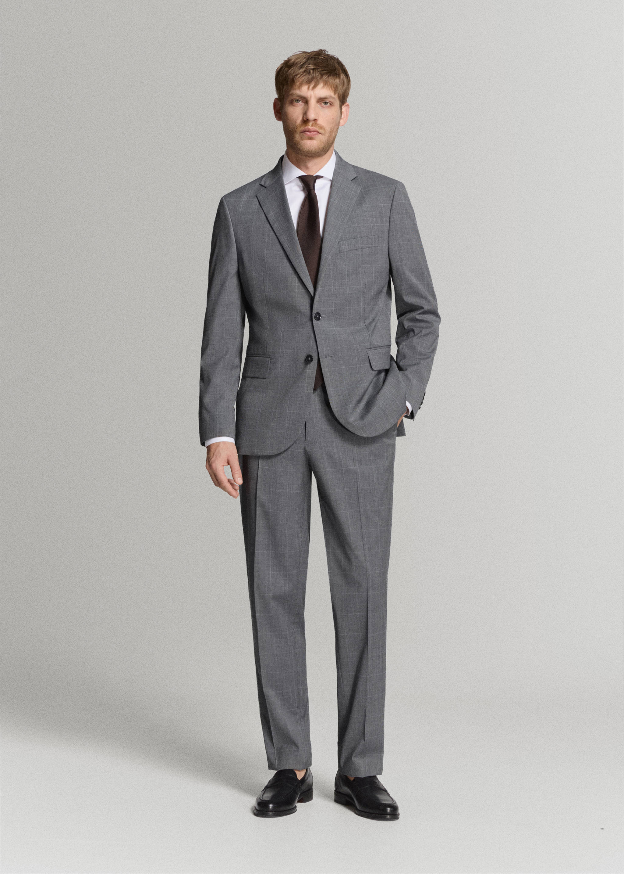 Pantalón traje London regular fit - Plano general