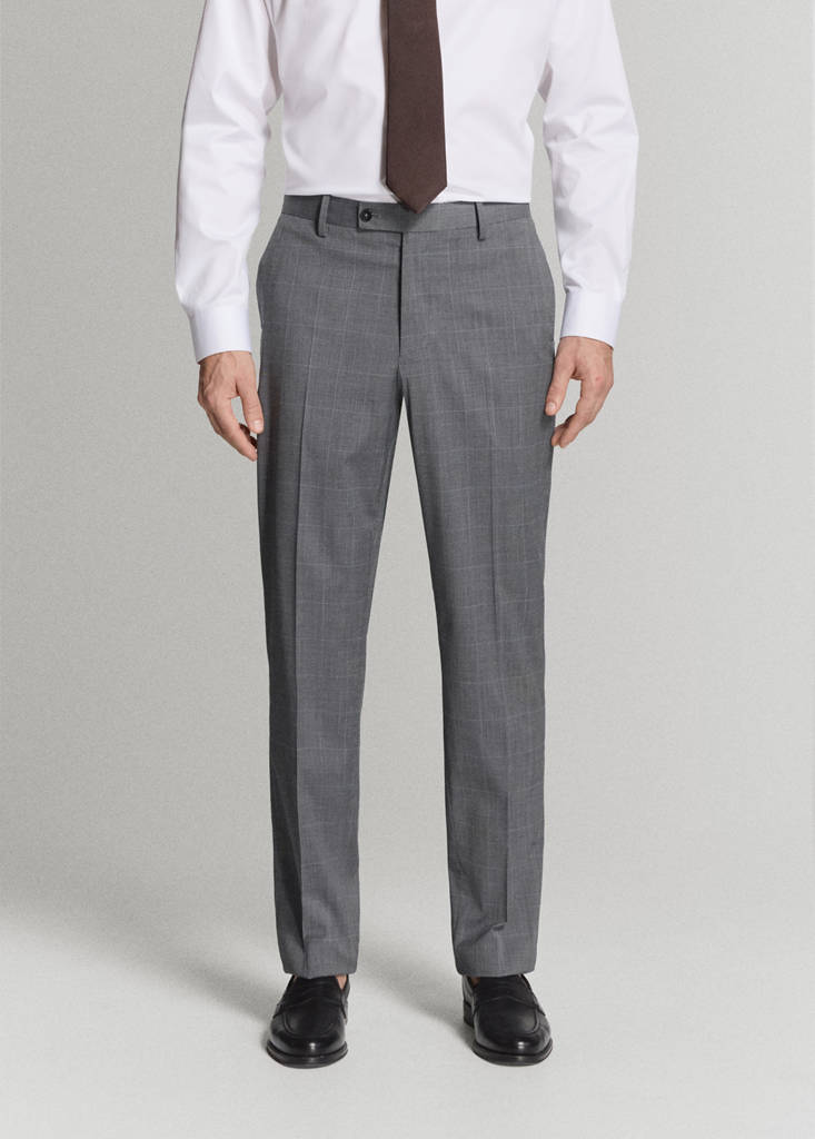 Pantalón traje London regular fit