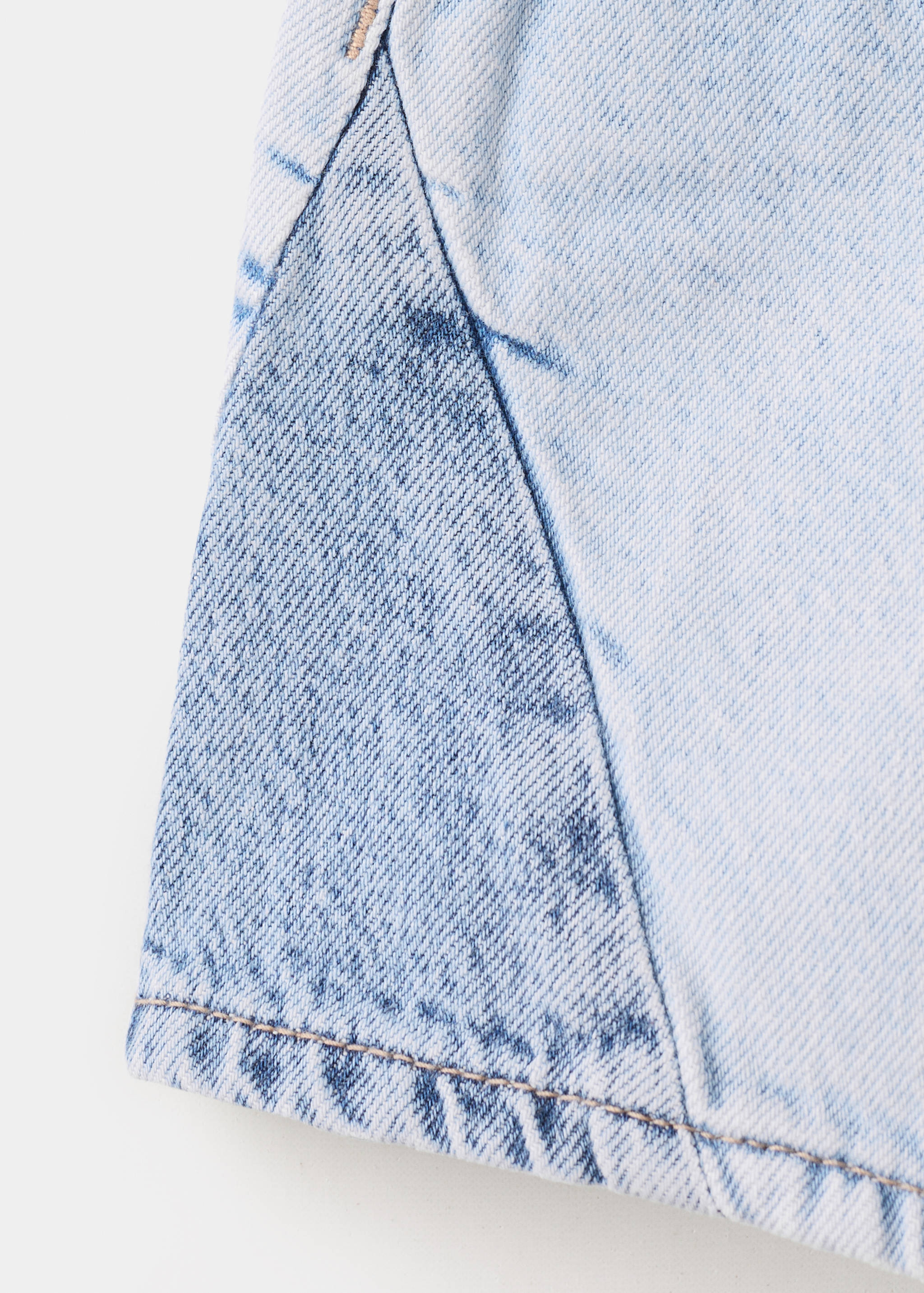 Side contrast relaxed shorts - Details of the article 0