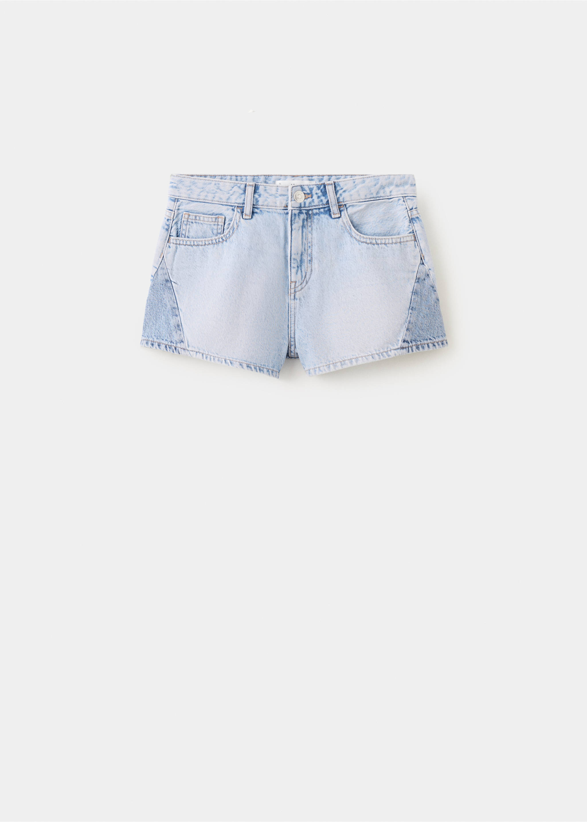 Side contrast relaxed shorts - Article without model, Light Blue. Ref: 27005948-00.
