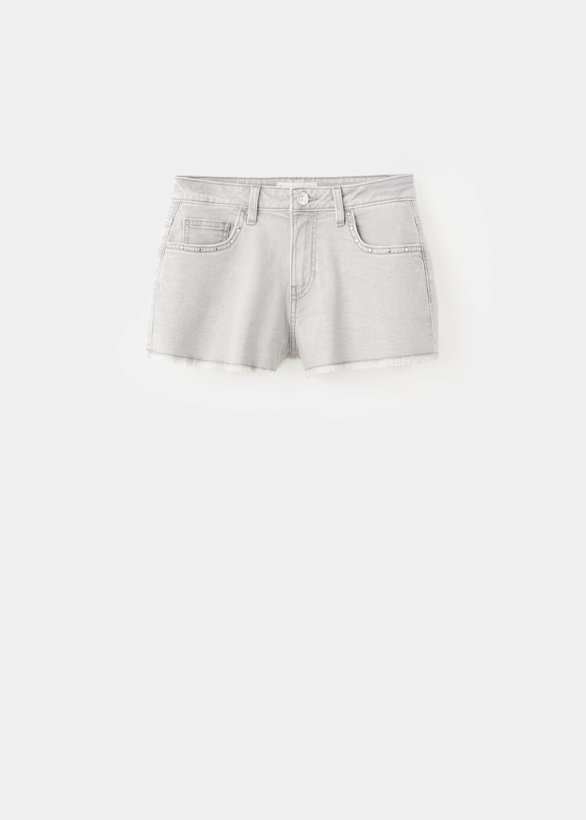 Shorts rectos bajo deshilachado - Artículo sin modelo
