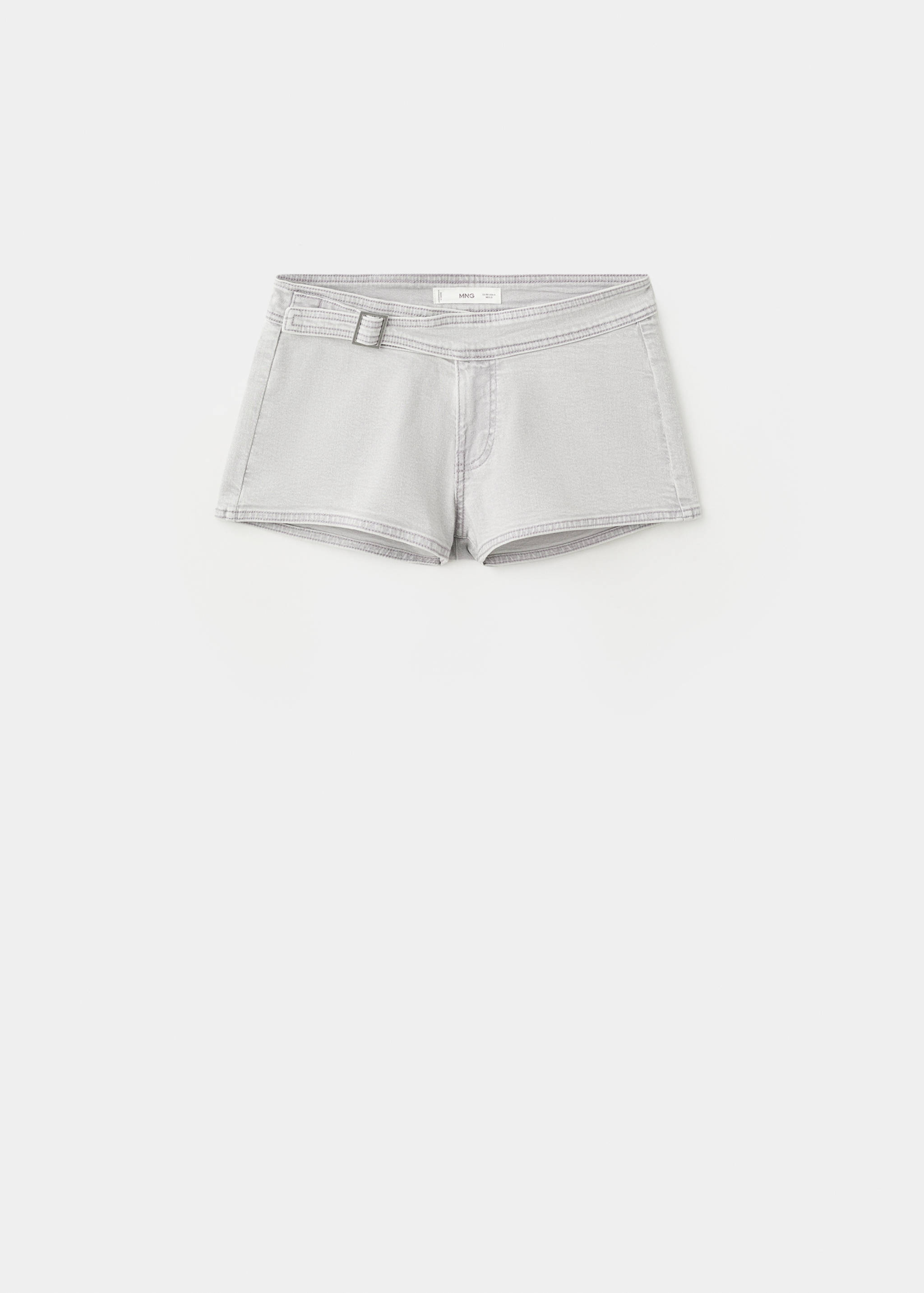 Belted mini shorts - Article without model